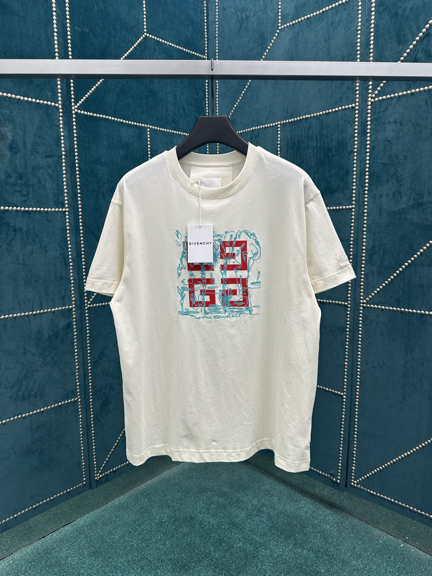 NO:454873,Givenchy 25ss summer new 4G printed round neck short-sleeved T-shirt, high-end, light beige!  S.M.L.XL., given,T-shirt,tees,t-shirt,alexander wang19860909纪梵希25ss夏季新款4G印花圆领短袖T恤,高版本,浅米色！ 码数S.M.L.XL.,,givenchy,T-shirt,tees，t-shirt,alexander wang,Men's clothing