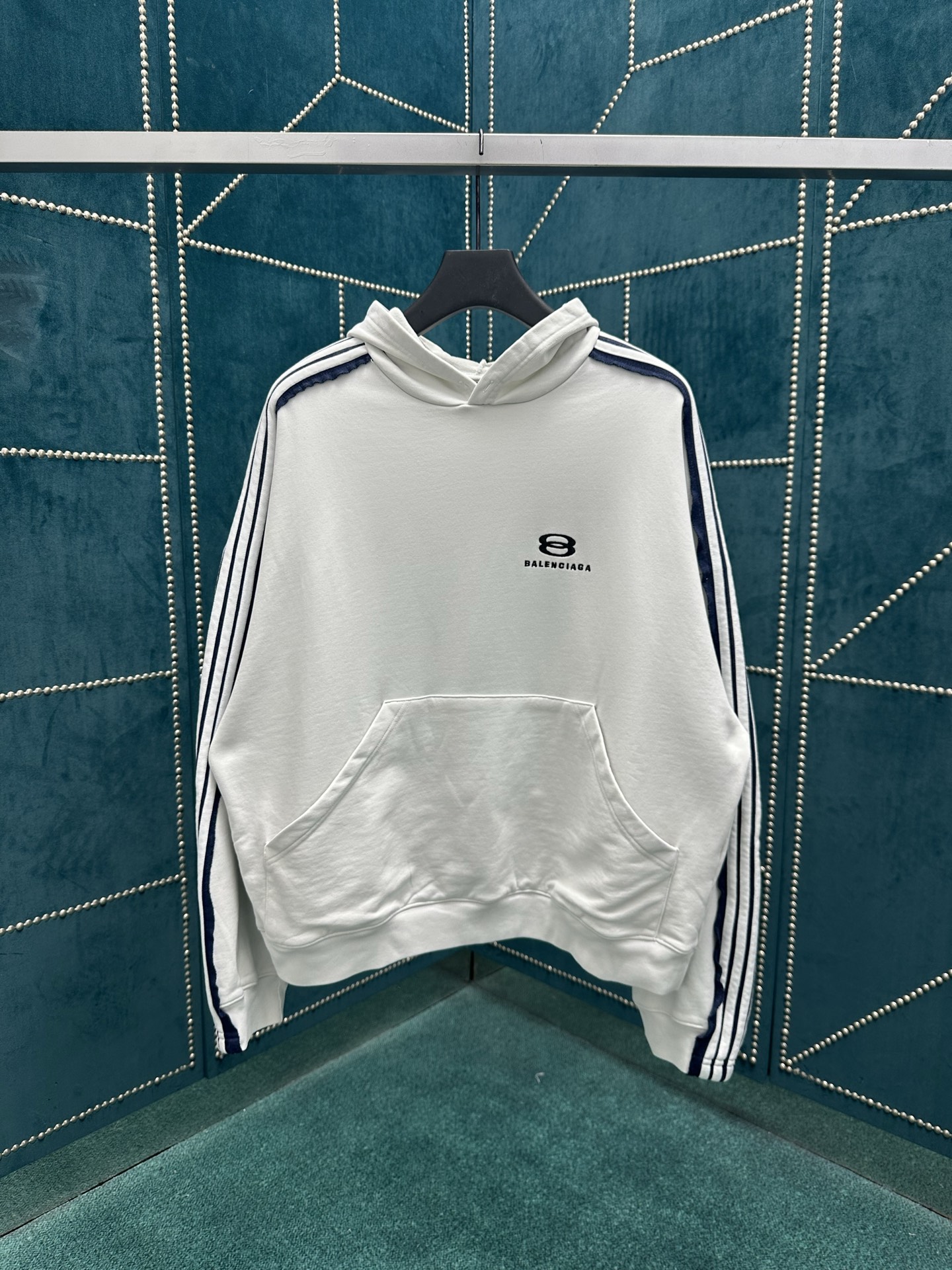 NO:491191,Paris 25ss new Unity Sports Icon Hoodie white gray and navy blue large-size hooded sweatshirts. Size 0.1.2.3., hoodie, sweatshirts, hats, alexander wang19860909巴黎25ss新款Unity Sports Icon Hoodie白灰色和藏青色大号版型连帽卫衣 码数0.1.2.3.,,hoodie,sweatshirts,hats,alexander wang,Men's clothing