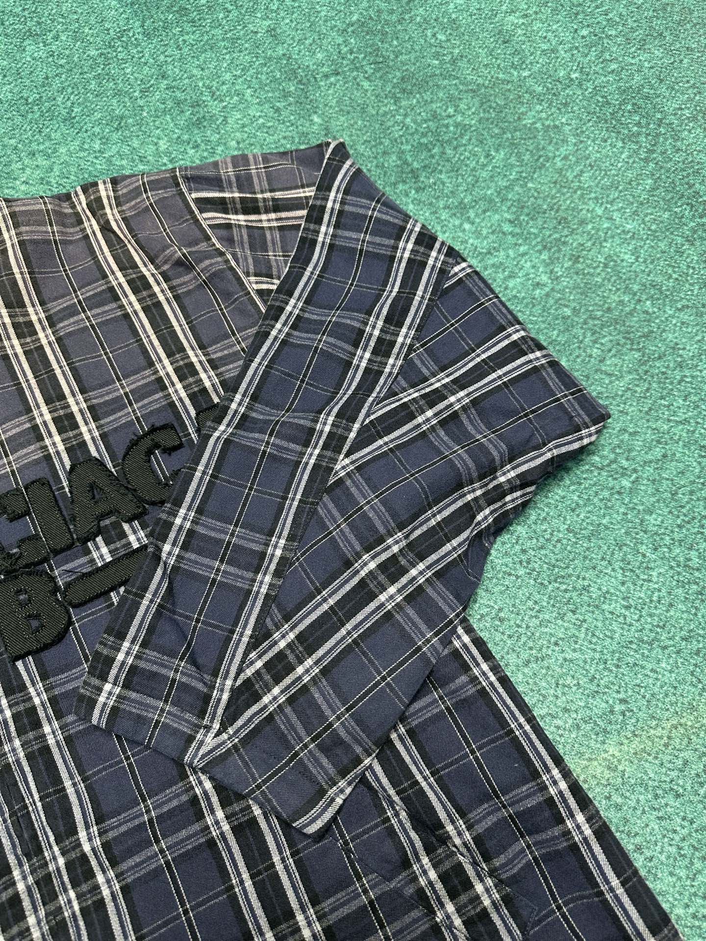 “Paris 25ss New Hat Zipper Jacket in Navy Blue & Gray Flannel – High-End Version S.M.L” - 图片 4