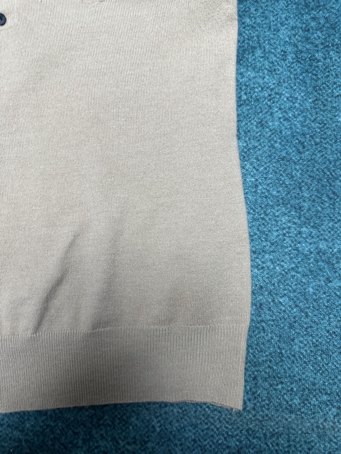P684 Pablo 25ss Light Wool Knitted Shirts with Horseman Emblem Embroidery – Burberry Strip Integration - 图片 6