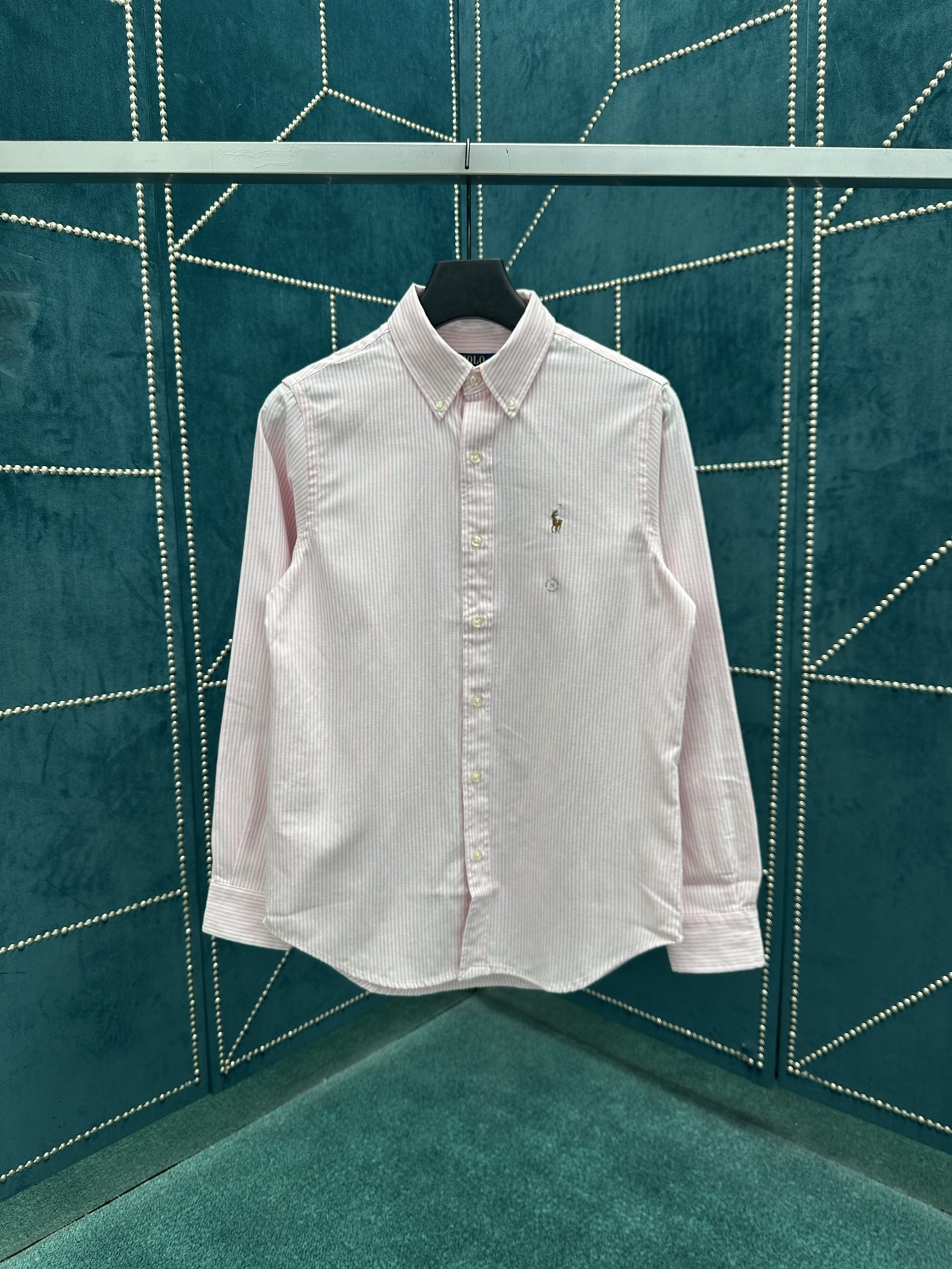 NO:517171,Polo25ss new logo embroidered striped square collar casual long-sleeved shirt for men Size XS.S.M.L.XL.,,shirts,alexander wang19860909Polo25ss新款Logo刺绣条纹方领休闲长袖衬衫 男款 码数XS.S.M.L.XL.,,shirts,alexander wang,Men's clothing