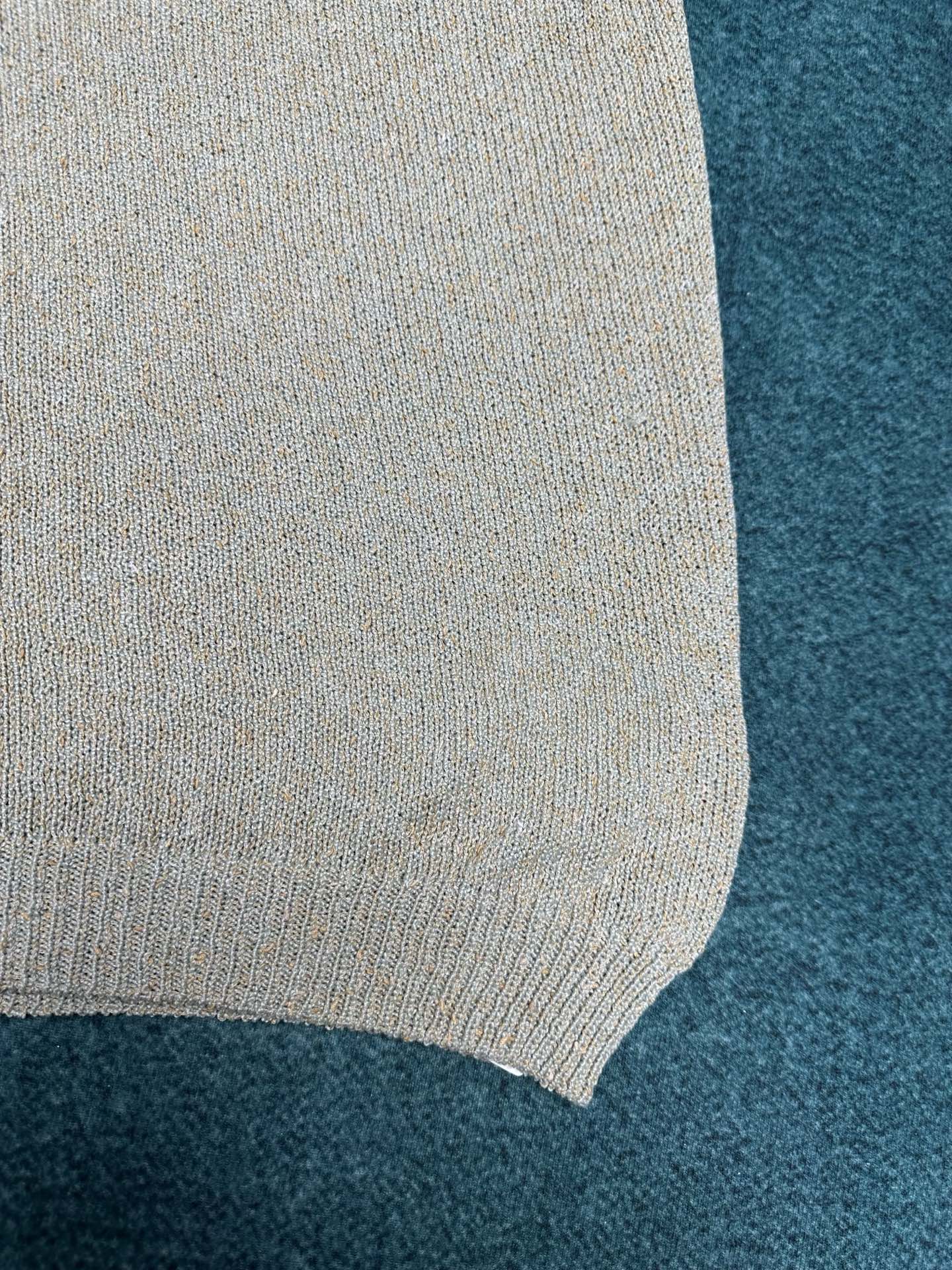 lP🆕 25ss新款纯棉长袖罗纹圆领男款 薄荷色码数：S.M.L.