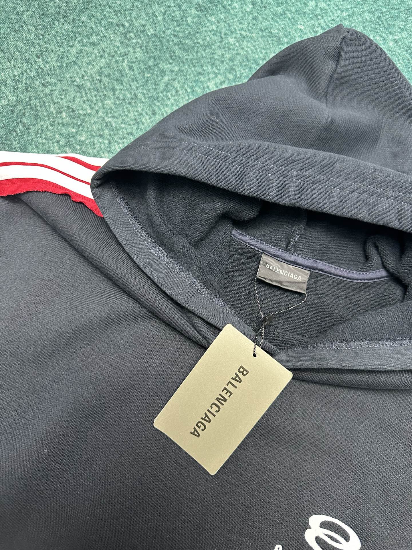 巴黎 25ss新款Unity SPorts Icon Hoodie 落肩袖连帽卫衣 宽松版型 男款 黑色