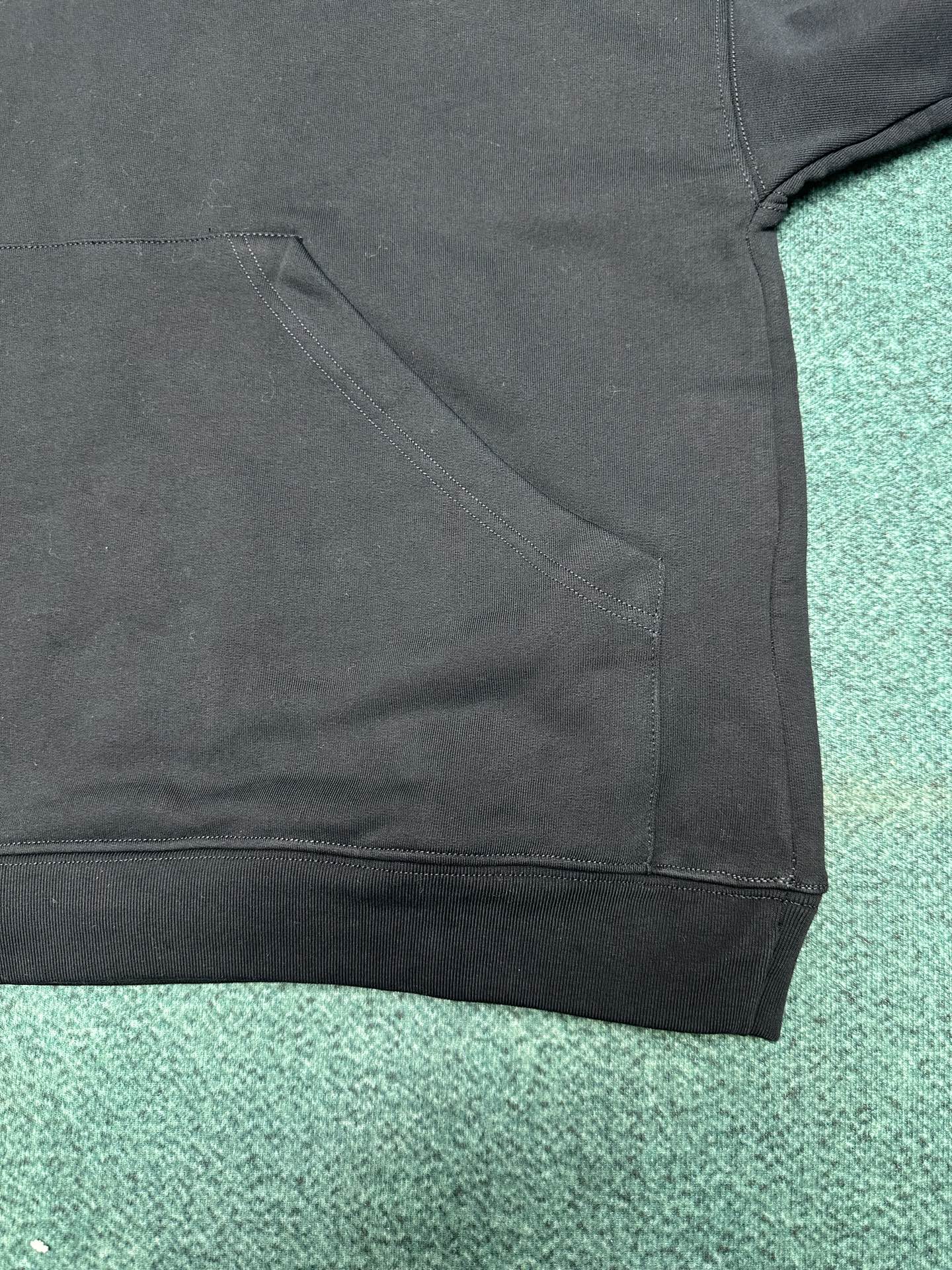 巴黎 25ss新款Unity SPorts Icon Hoodie 落肩袖连帽卫衣 宽松版型 男款 黑色