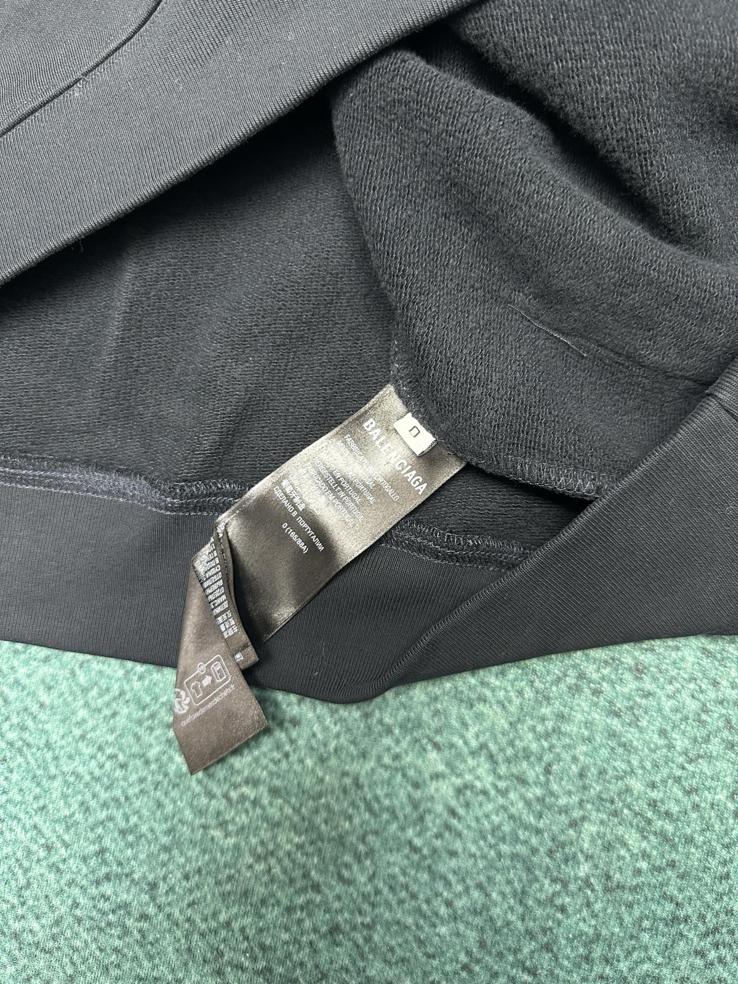 巴黎 25ss新款Unity SPorts Icon Hoodie 落肩袖连帽卫衣 宽松版型 男款 黑色