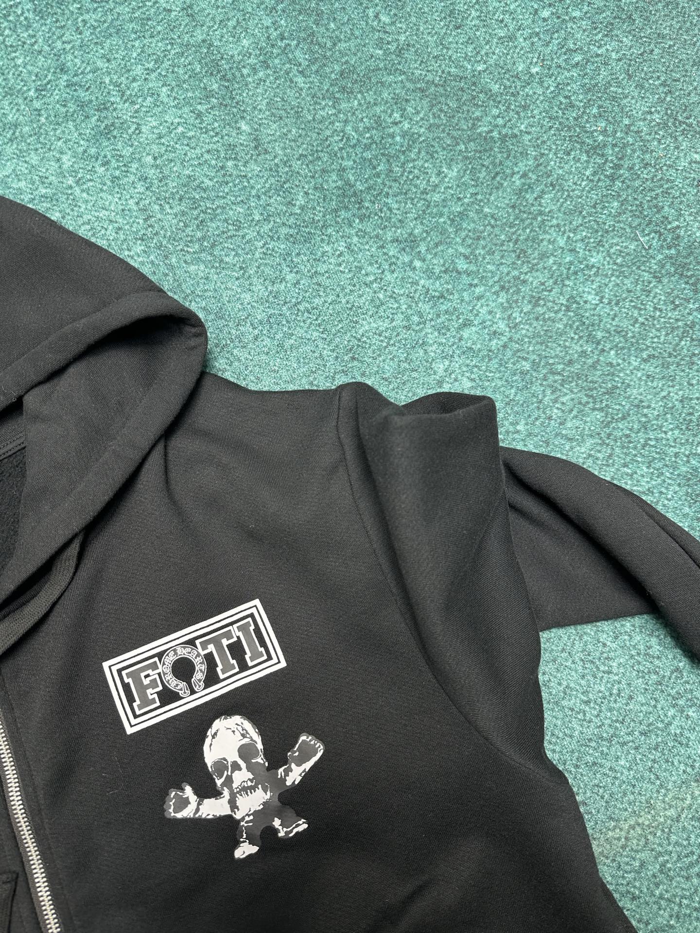 克罗心 25ss新款九宫格Foti拉链外套，彩色印花 内里加绒，男女同款 高版本码数：S.M.L.XL.