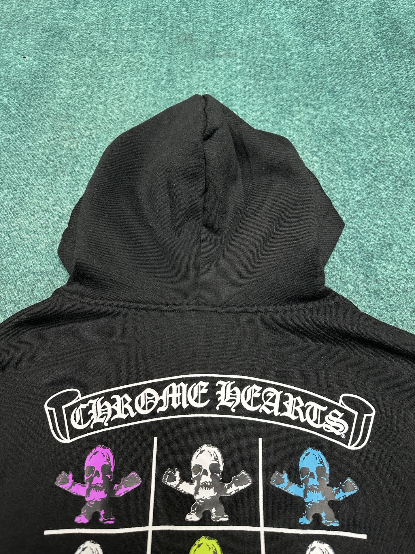 克罗心 25ss新款九宫格Foti拉链外套，彩色印花 内里加绒，男女同款 高版本码数：S.M.L.XL.