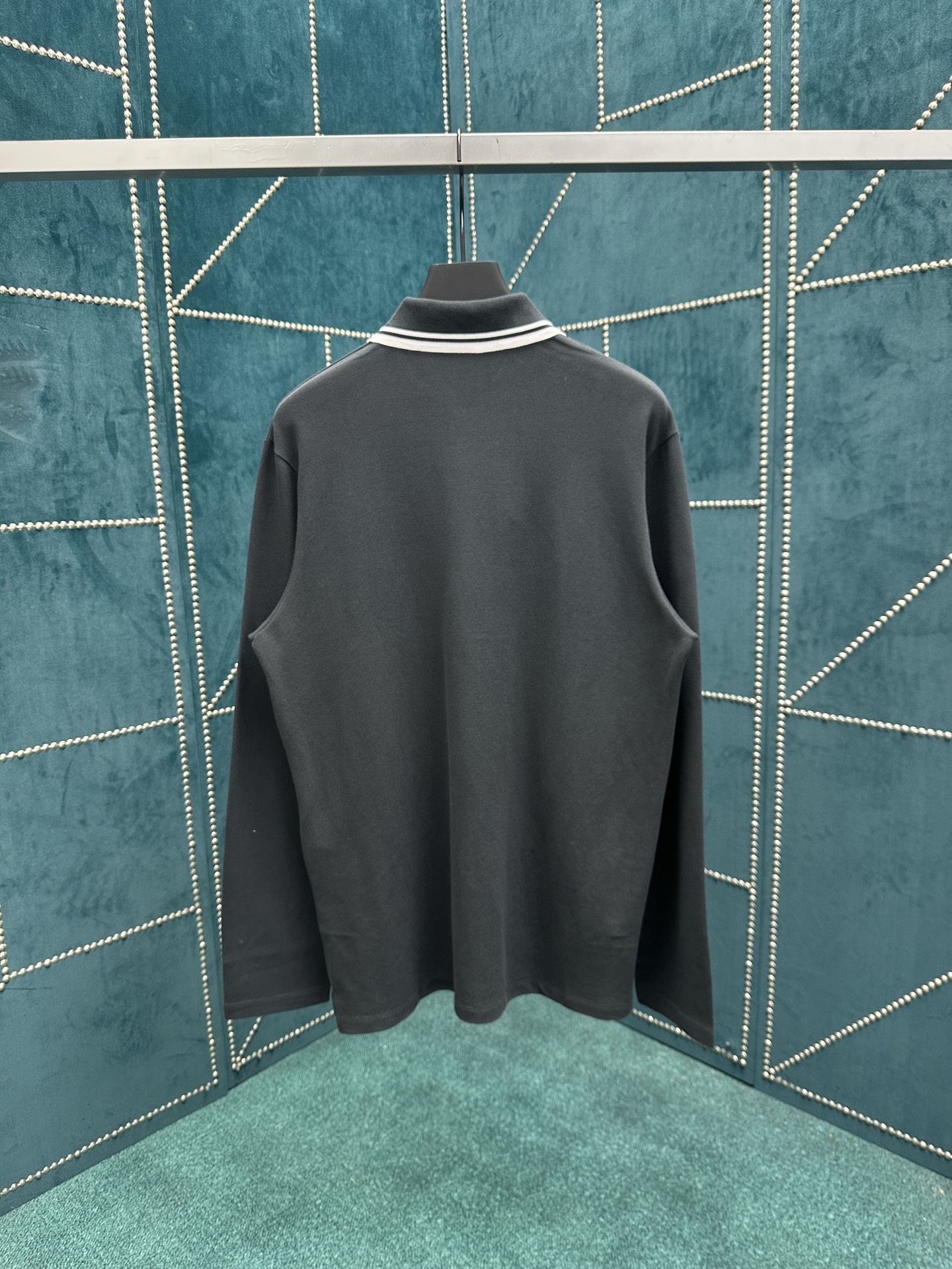 G家 25ss新款饰刺绣珠地棉Polo衫 男款 深灰色 高版本码数：S.M.L.XL.