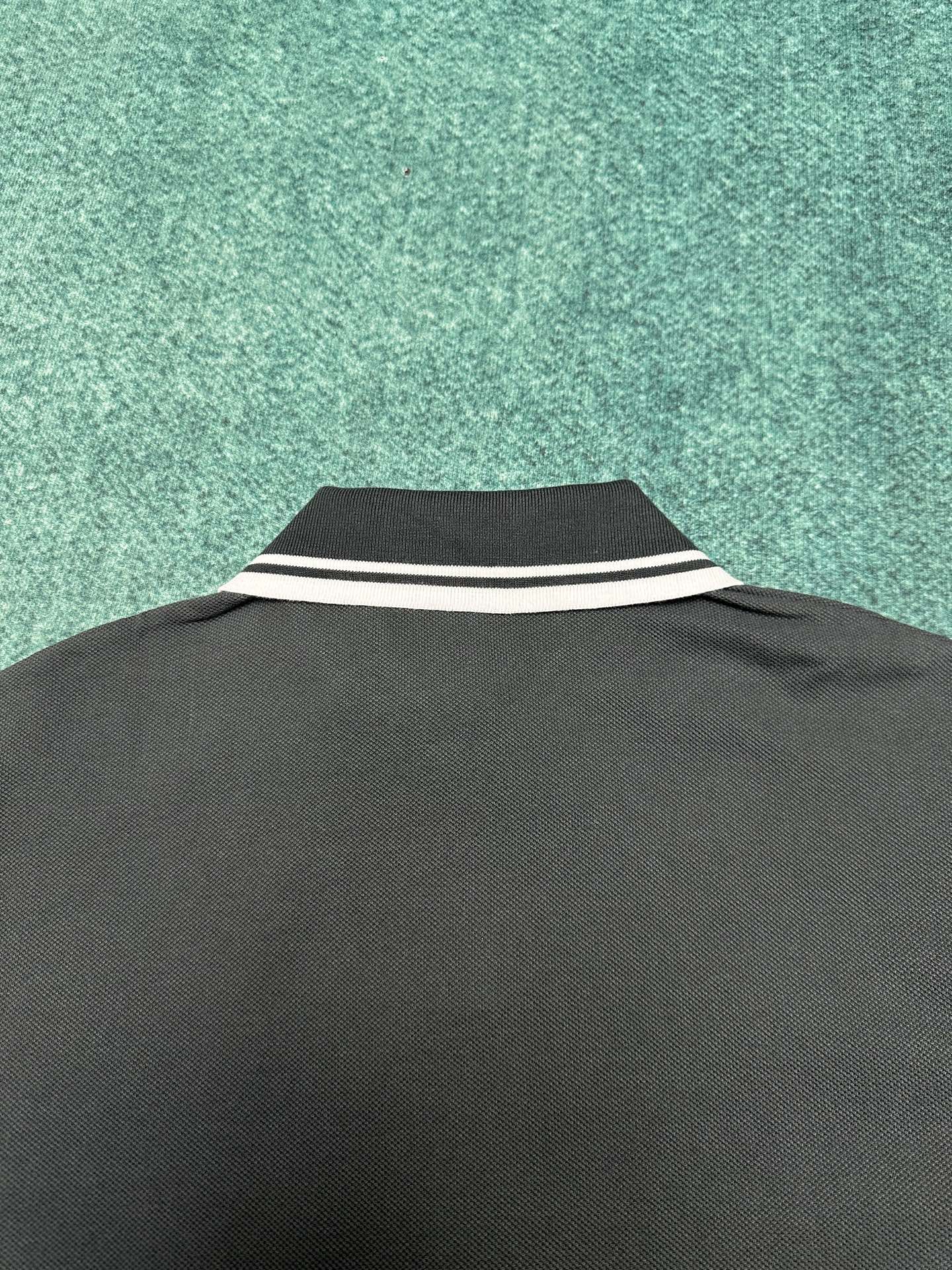 G家 25ss新款饰刺绣珠地棉Polo衫 男款 深灰色 高版本码数：S.M.L.XL.