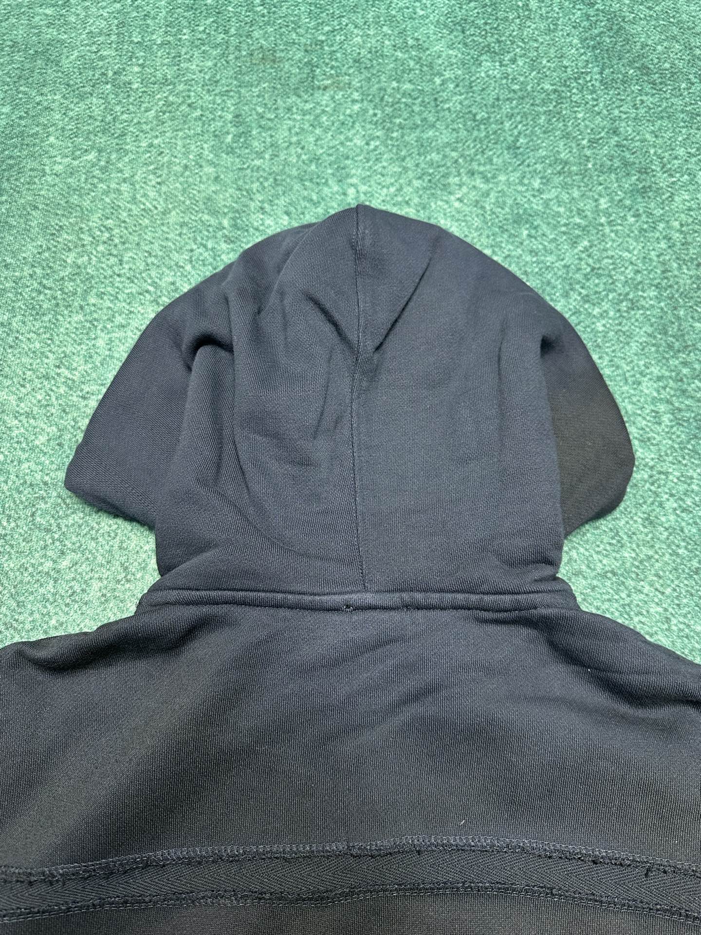 芬迪 25ss新款水洗渐变效果字母Logo徽标长袖卫衣 男款 蓝色码数：XXS.XS.S.M.