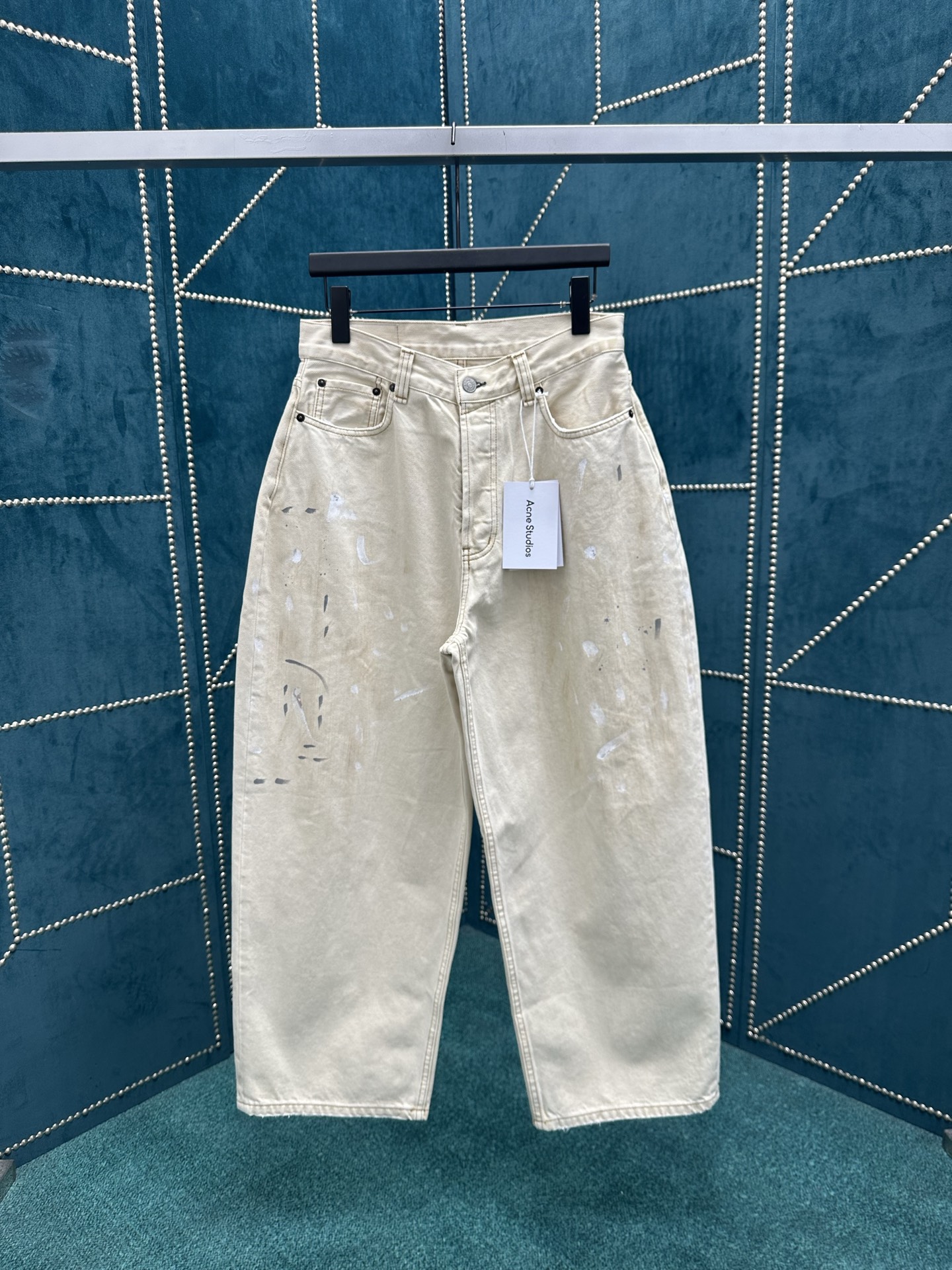 NO:524951,Acne 25ss new wash loose fit jeans, men and women, high version, size XS.S.M.L.XL.,,acne studios, jeans, alexander wang19860909Acne 25ss新款水洗宽松版型牛仔裤 男女同款高版本 码数XS.S.M.L.XL.,,acne studios,jeans,alexander wang,Men's clothing