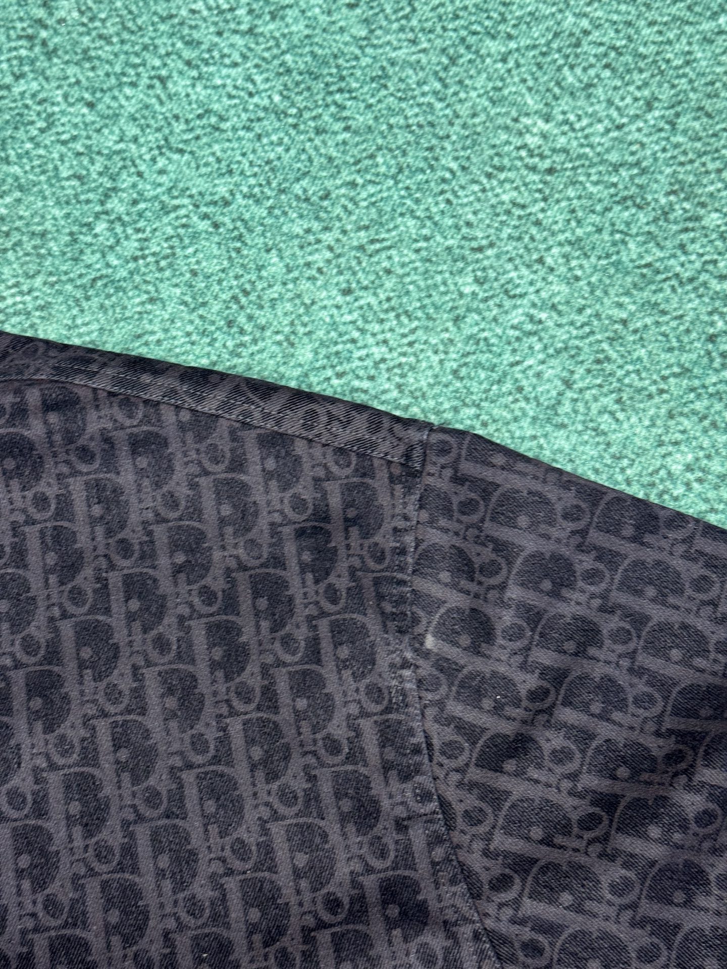 迪奥 25ss新款外套衬衫 蓝色棉质混纺斜纹面料 Oblique 印花码数：39.40.41.42.