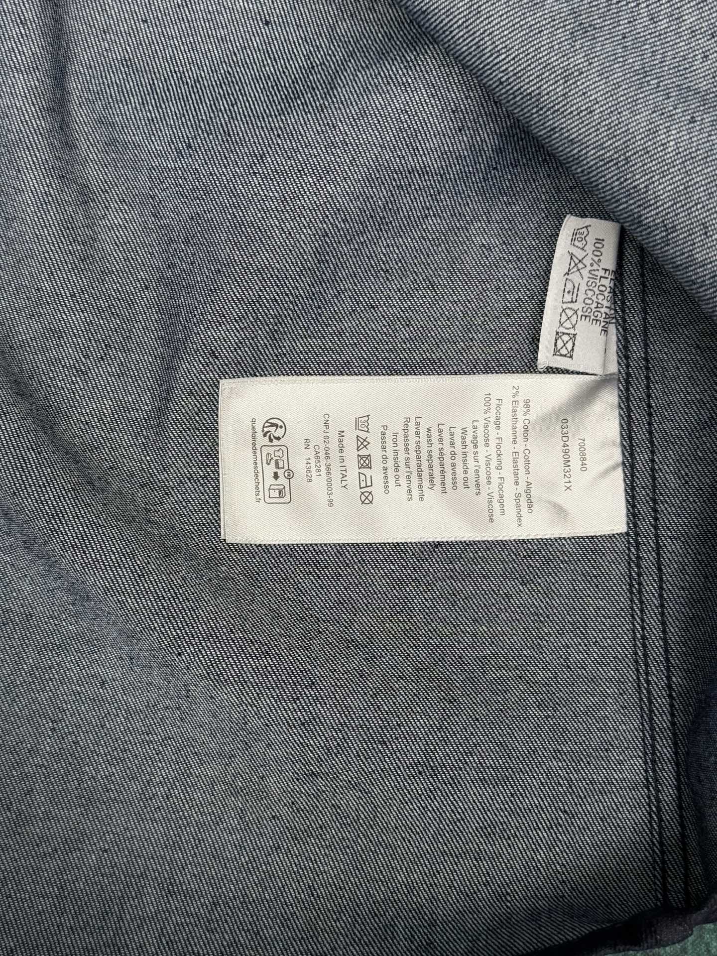 迪奥 25ss新款外套衬衫 蓝色棉质混纺斜纹面料 Oblique 印花码数：39.40.41.42.