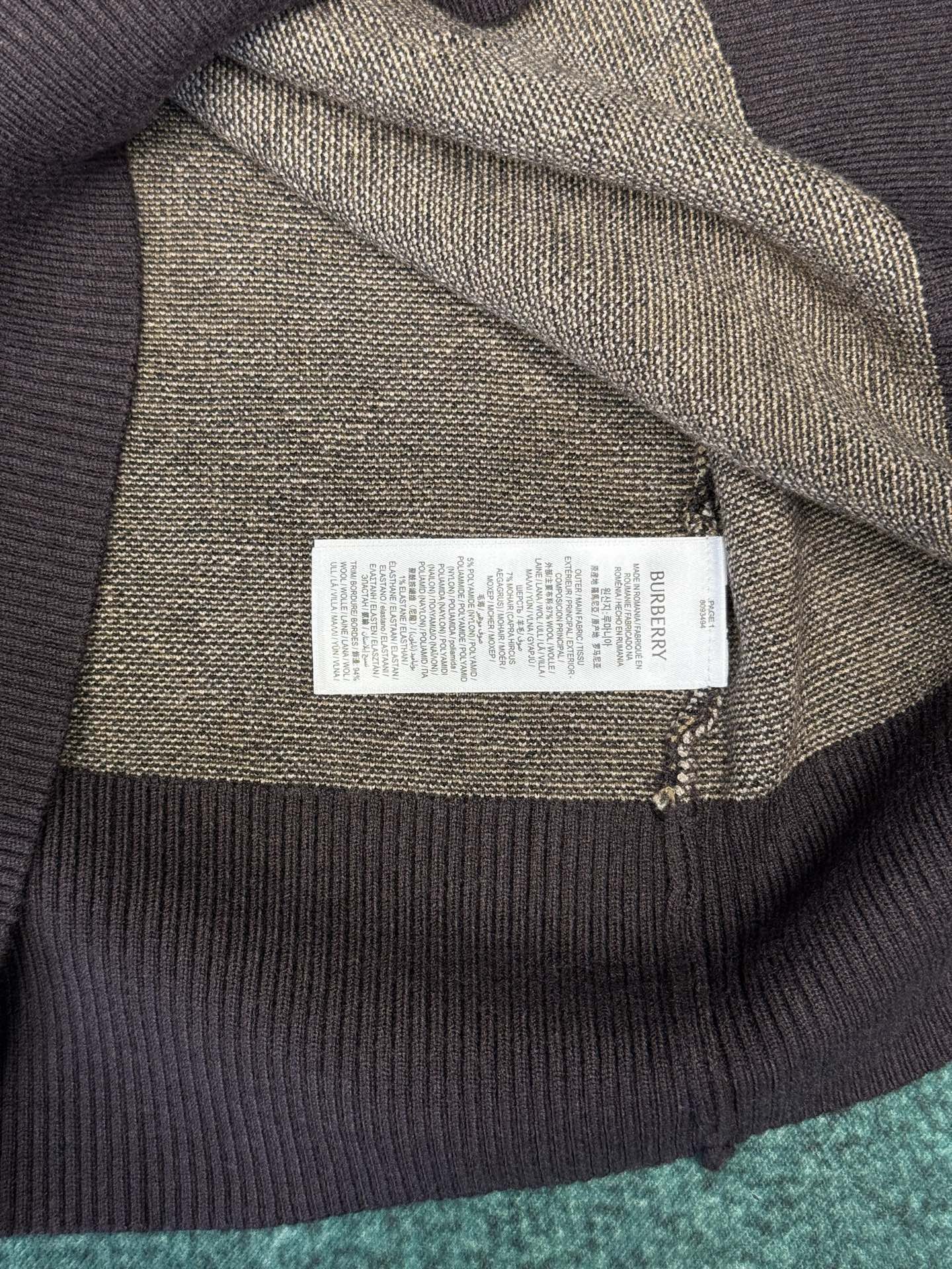 巴宝莉 25ss新款条纹针织衫 高版本 码数：S.M.LXL.XXL.