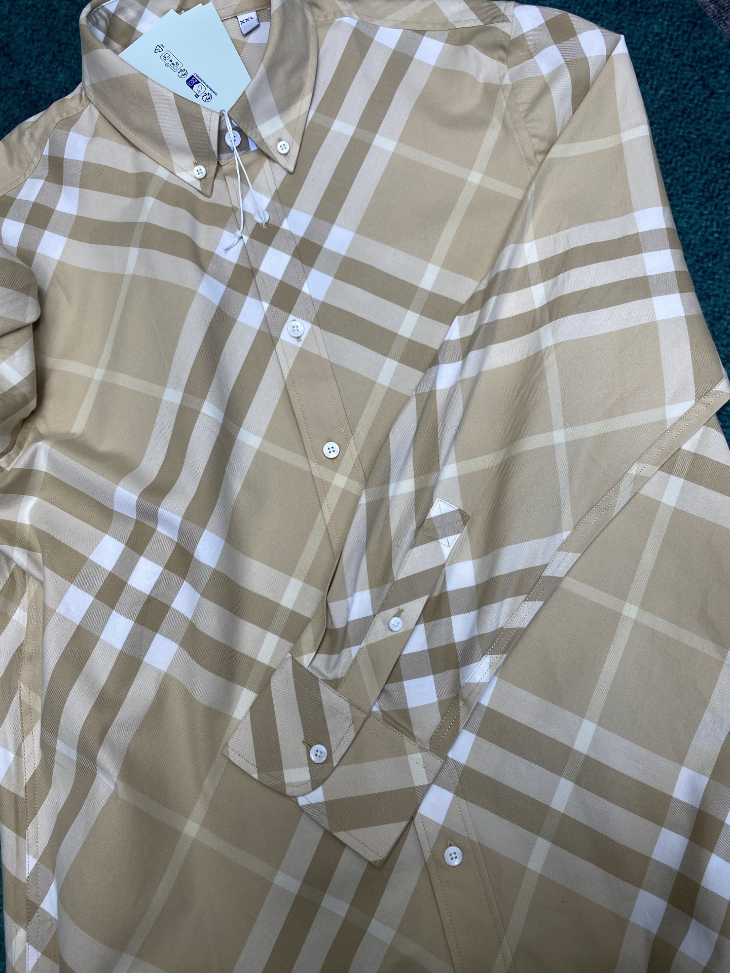 巴宝莉 25ss新款条纹刺绣 饰有经典骑士刺绣 高版本码数：S.M.L.XL.XXL.