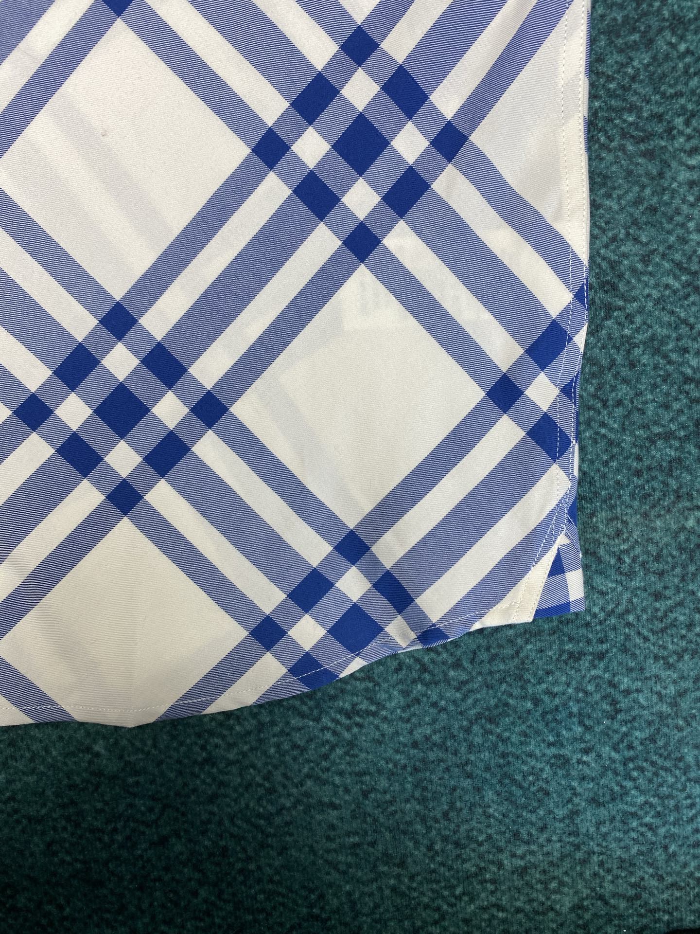 巴宝莉 新款经典条纹拼接撞色长袖衬衫 高版本码数：S.M.L.XL.XXL.