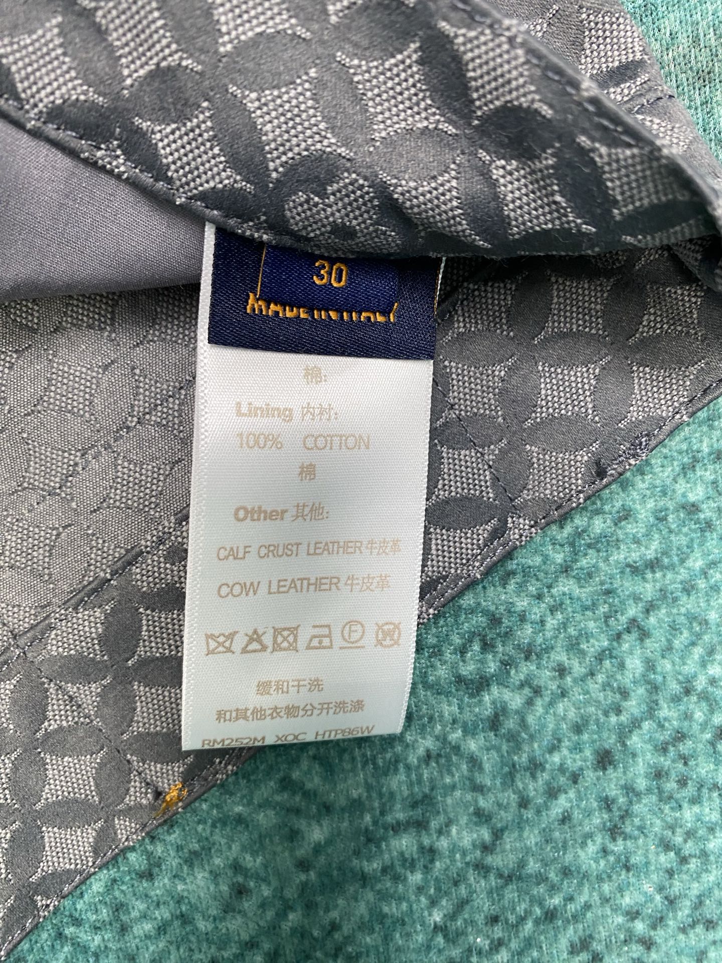 驴家 25ss新款nigo联名满印老花口袋皮牌珍珠扣长裤 码数：S.M.L.XL.