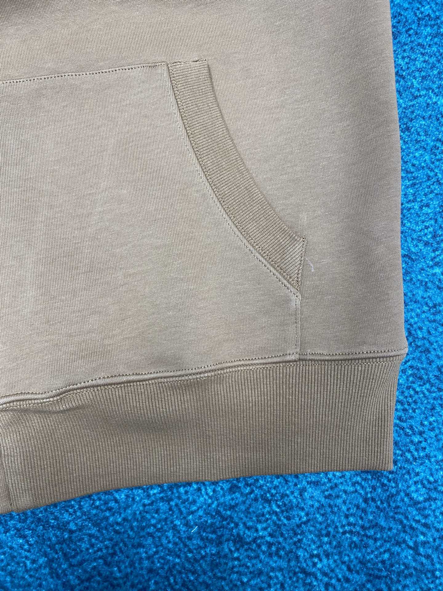 罗意威 25ss连帽抽绳拉链字母刺绣长袖卫衣 男款 码数：S.M.L.XL.