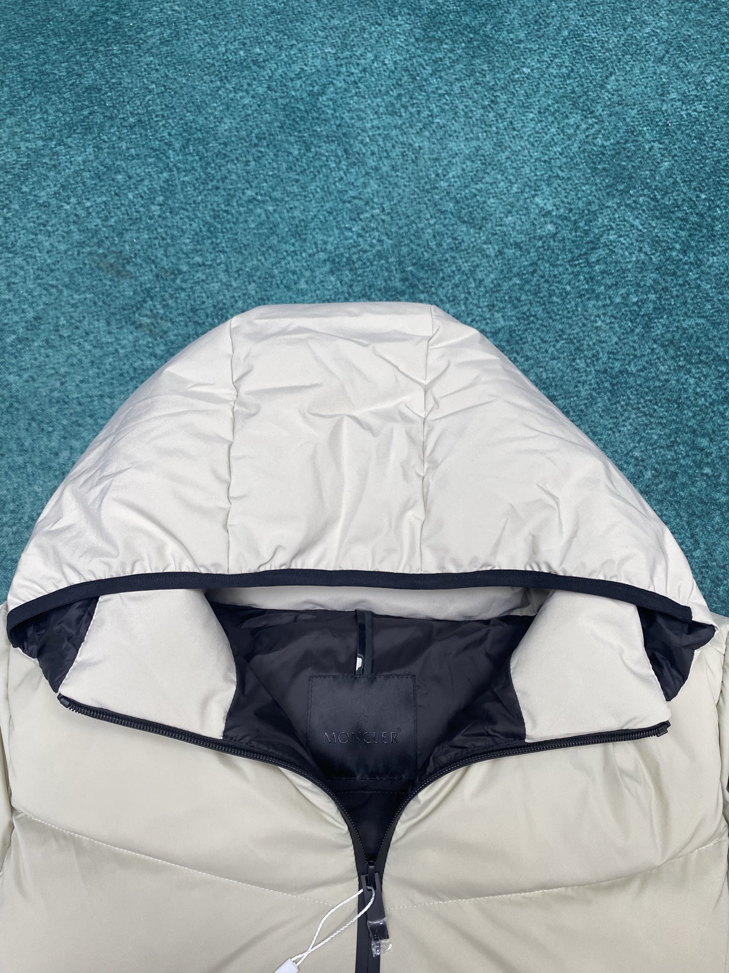 羽绒 蒙口 25ss新款Forez Hooded Short Down 纯色拉链短款连帽长袖羽绒服 男款