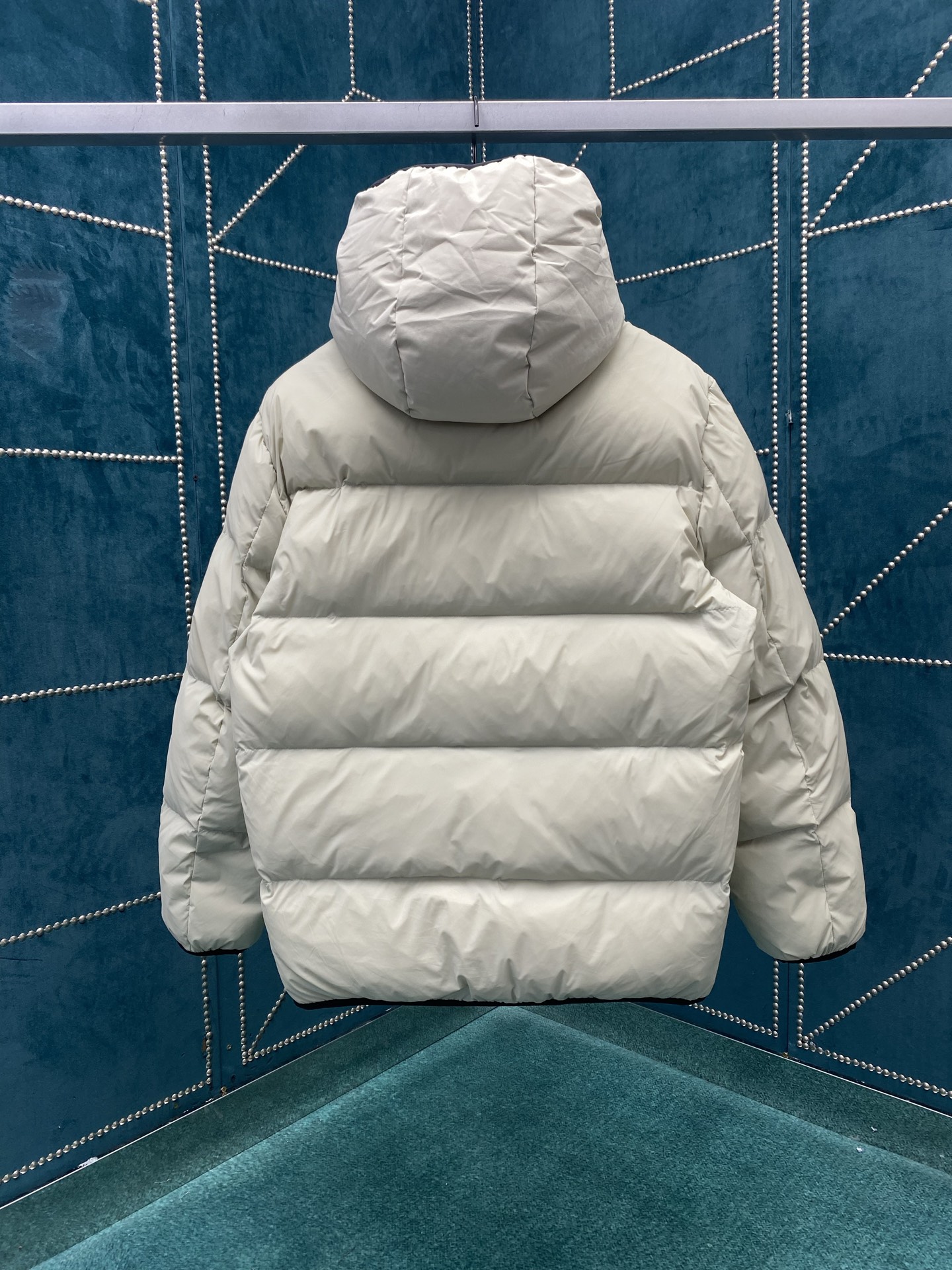 羽绒 蒙口 25ss新款Forez Hooded Short Down 纯色拉链短款连帽长袖羽绒服 男款