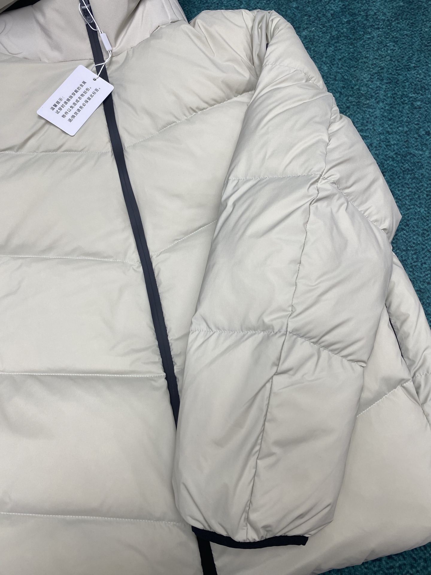 羽绒 蒙口 25ss新款Forez Hooded Short Down 纯色拉链短款连帽长袖羽绒服 男款