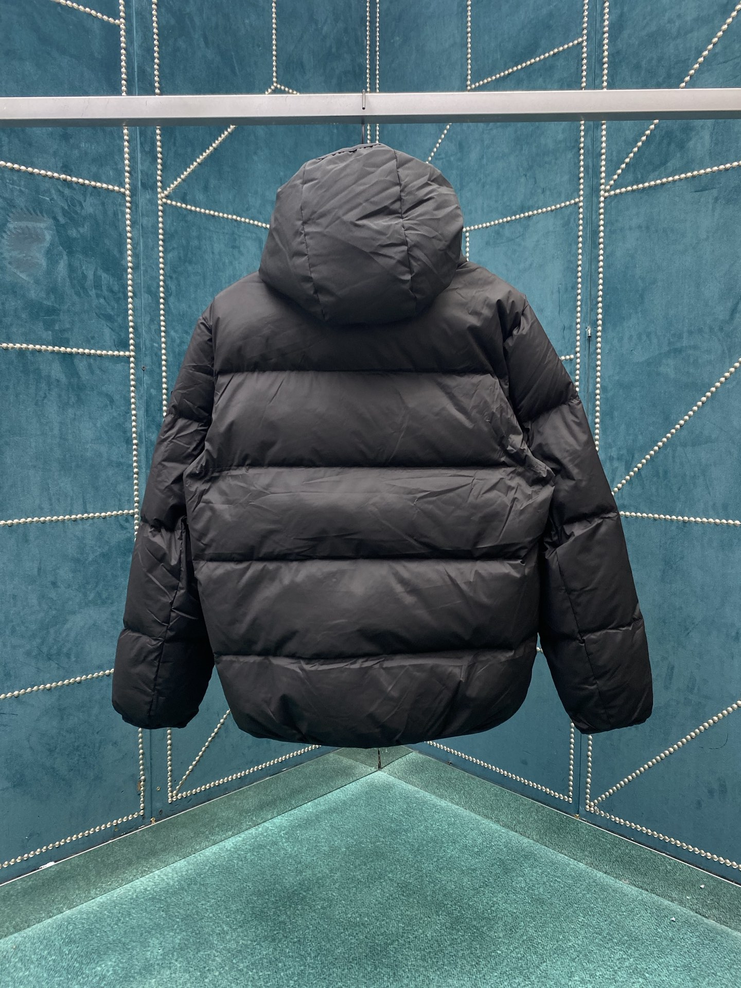 羽绒 蒙口 25ss新款Forez Hooded Short Down 纯色拉链短款连帽长袖羽绒服 男款