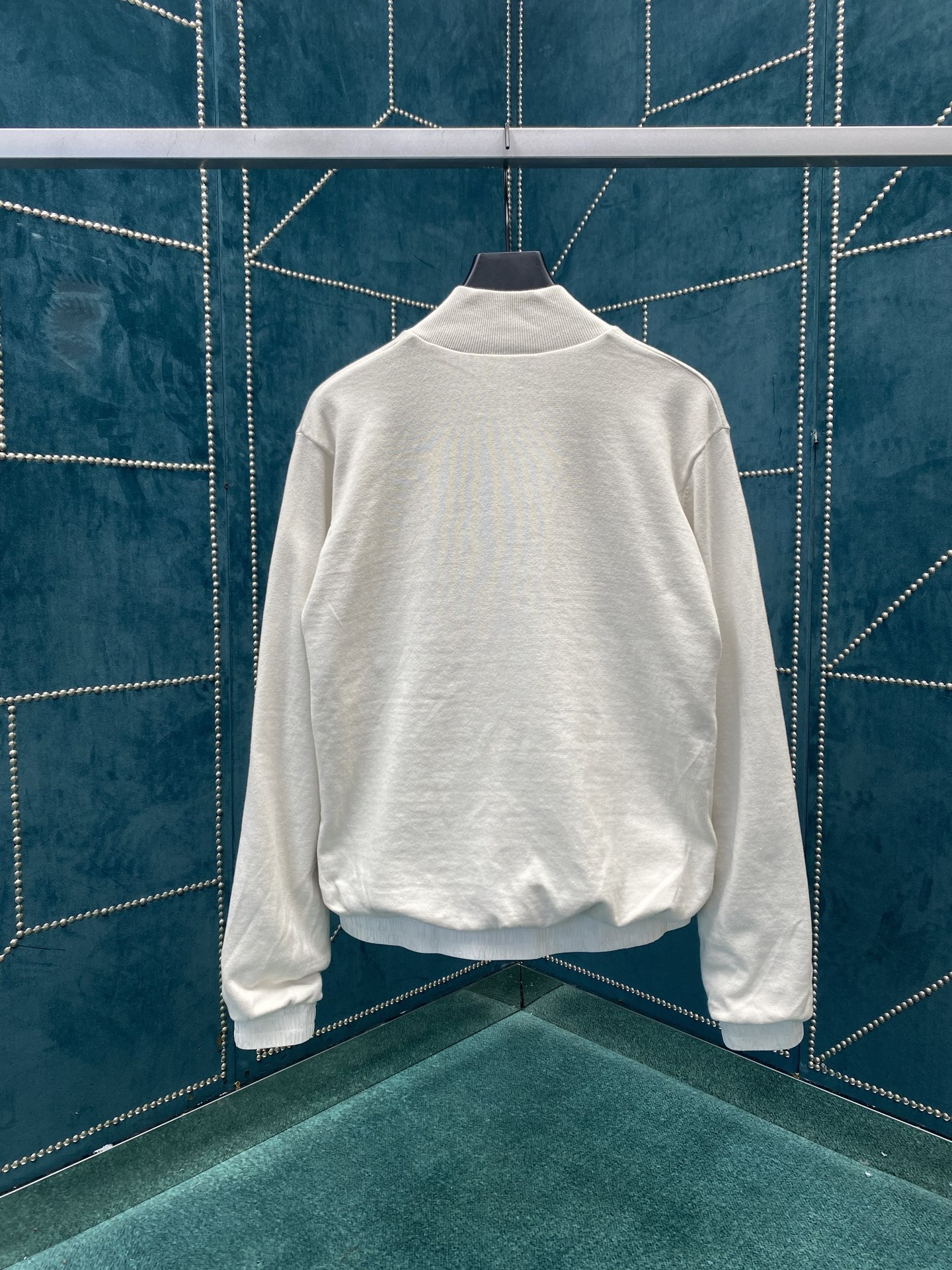 驴家 25ss新款早秋男士系列 双面轻质拉链长袖飞行员夹克外套 男款 白色 高版本 码数：S.M.L.X