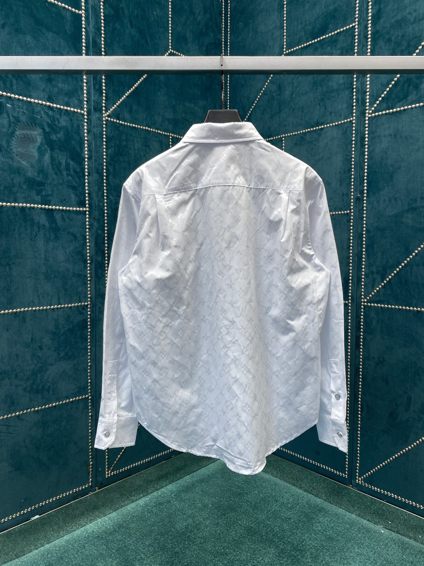 驴家 25ss新款满印白色衬衫 高版本 码数：S.M.L.XL.