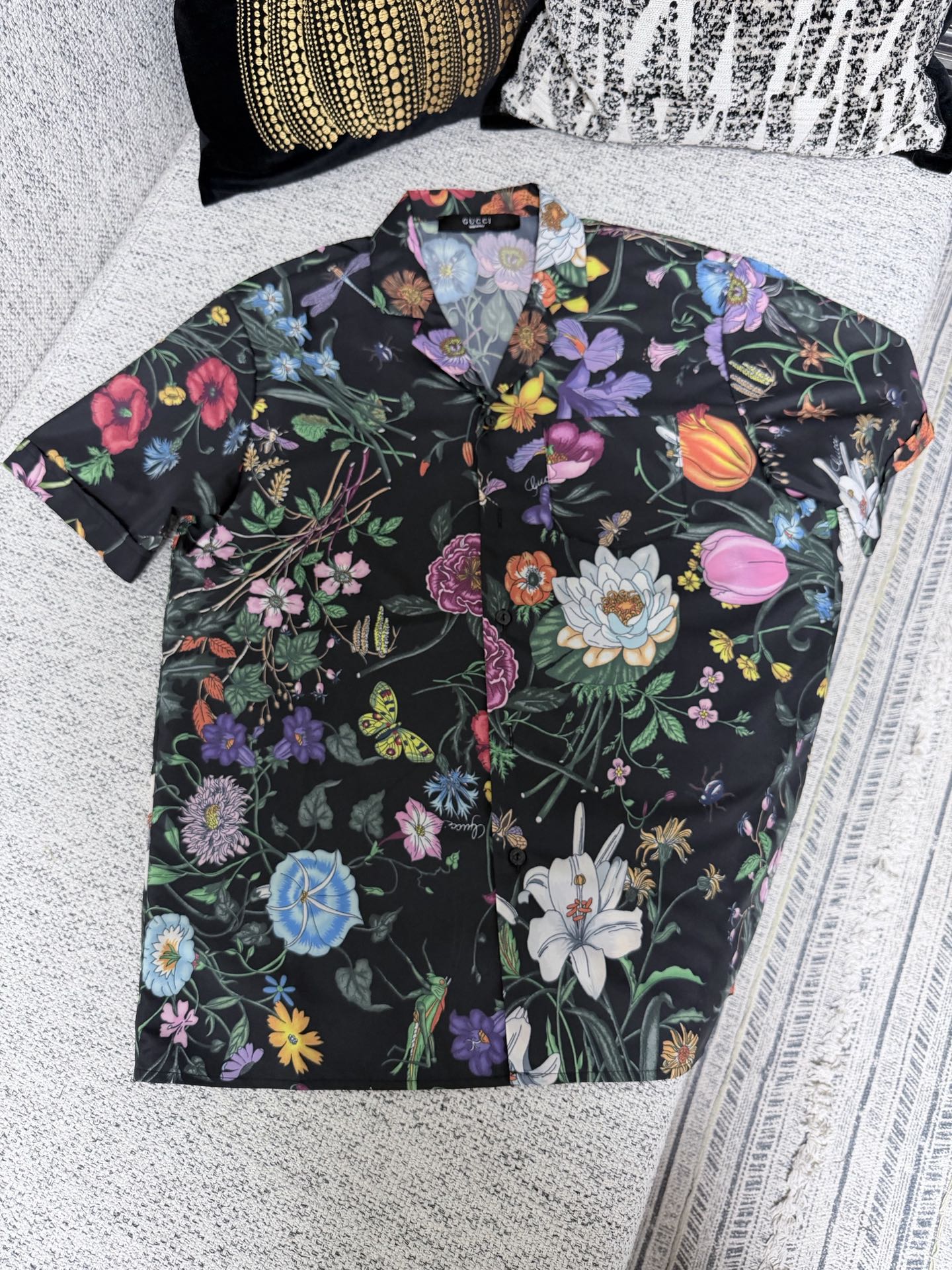 NO:757147,G's 26ss spring and summer new style all-over plant and flower printed loose silkworm silk shirt code number 46.48.50.52,,gucci,shirts,real silk,19860909G家26ss春夏新款满印植物花卉印花宽松桑蚕真丝衬衫  码数46.48.50.52,,gucci,shirts,real silk,,Men's clothing