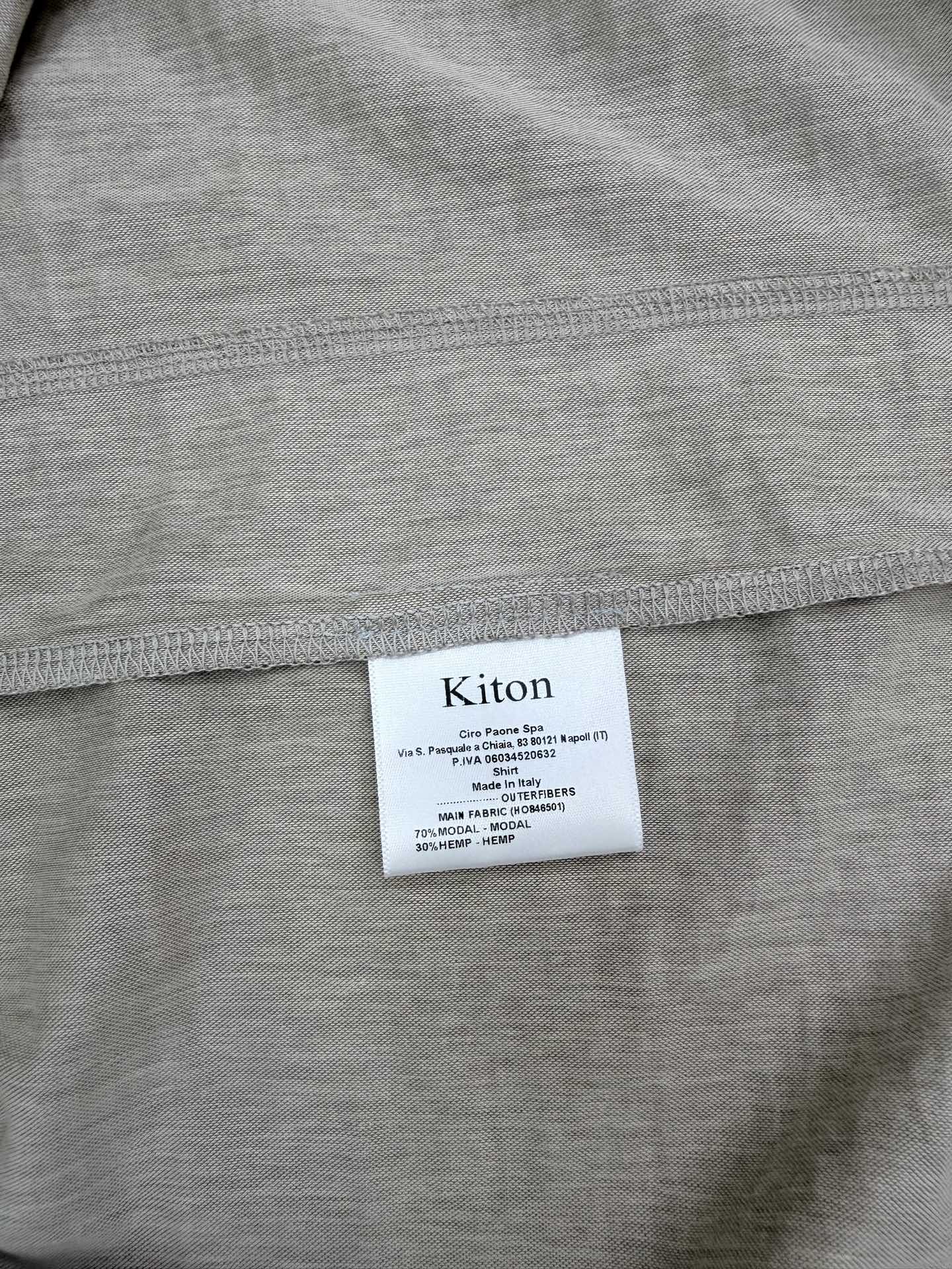 키톤 26SS 남성 반팔 131741 Kiton T Shirt 썸네일 이미지
