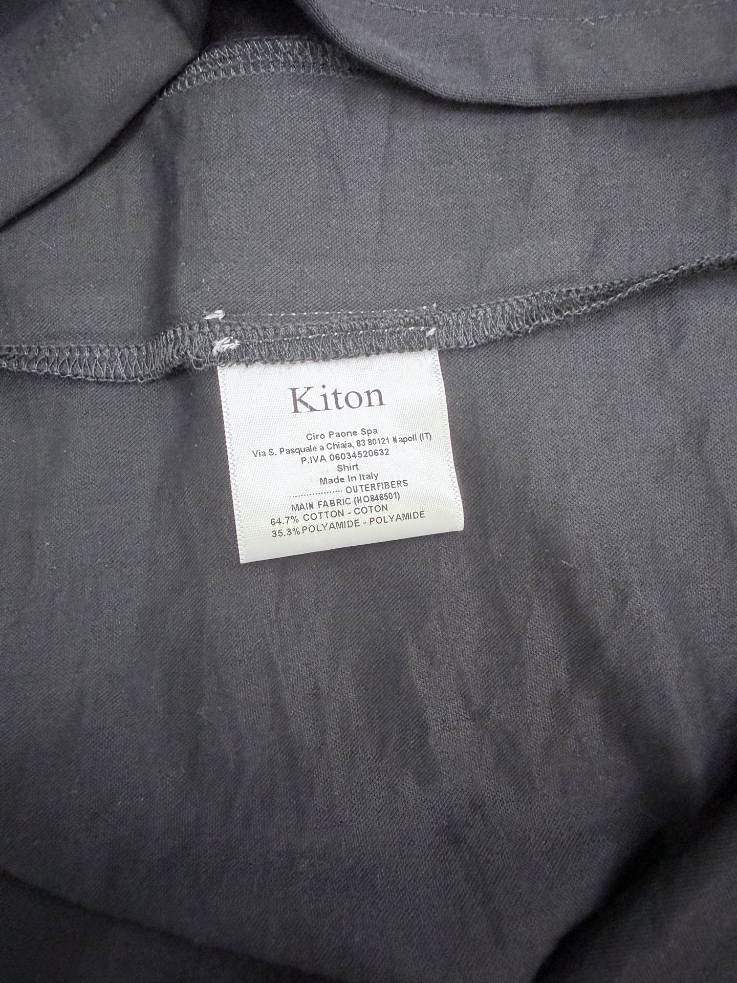 키톤 26SS 남성 반팔 131739 Kiton T Shirt 썸네일 이미지