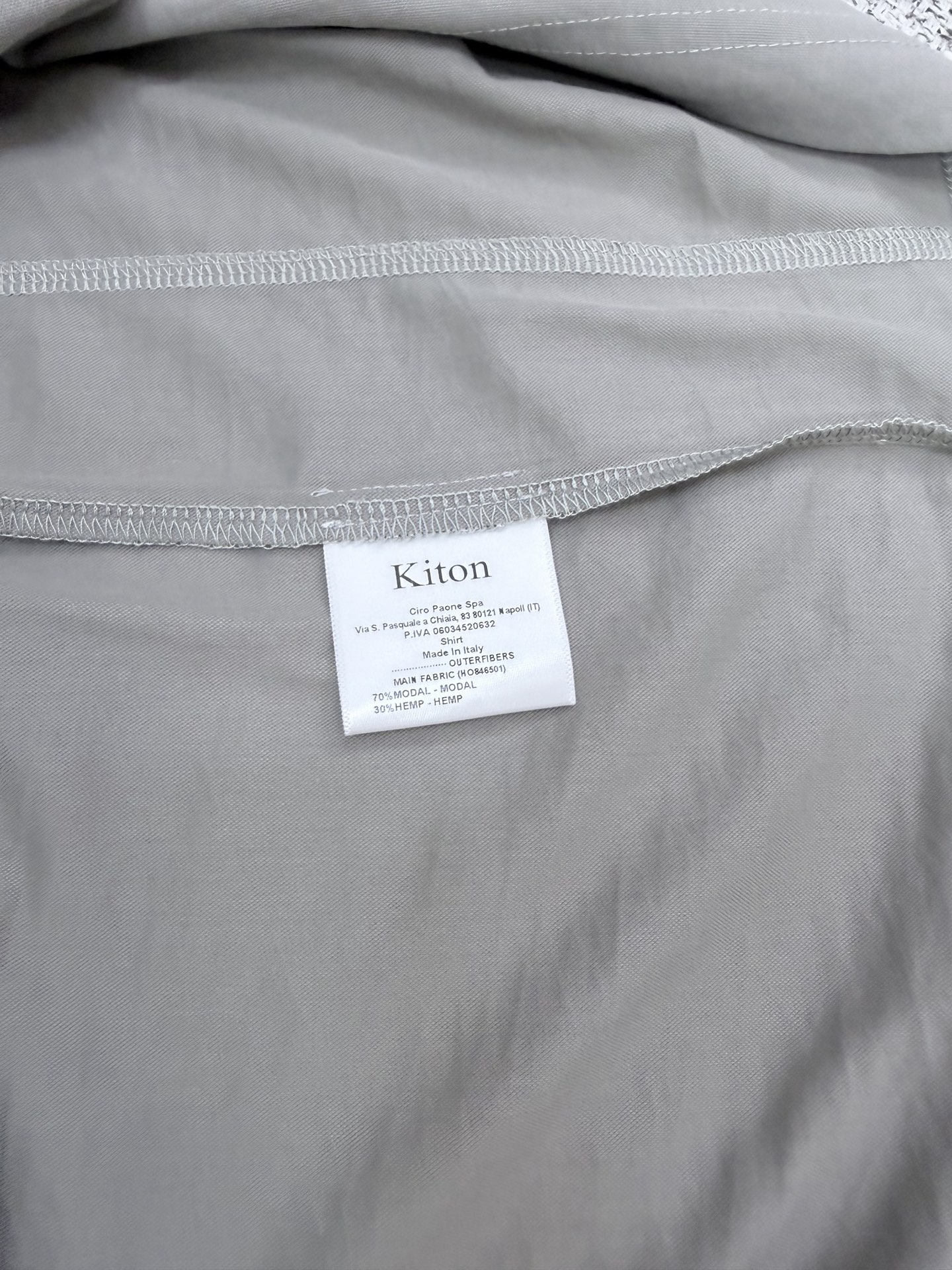키톤 26SS 남성 반팔 131738 Kiton T Shirt 썸네일 이미지