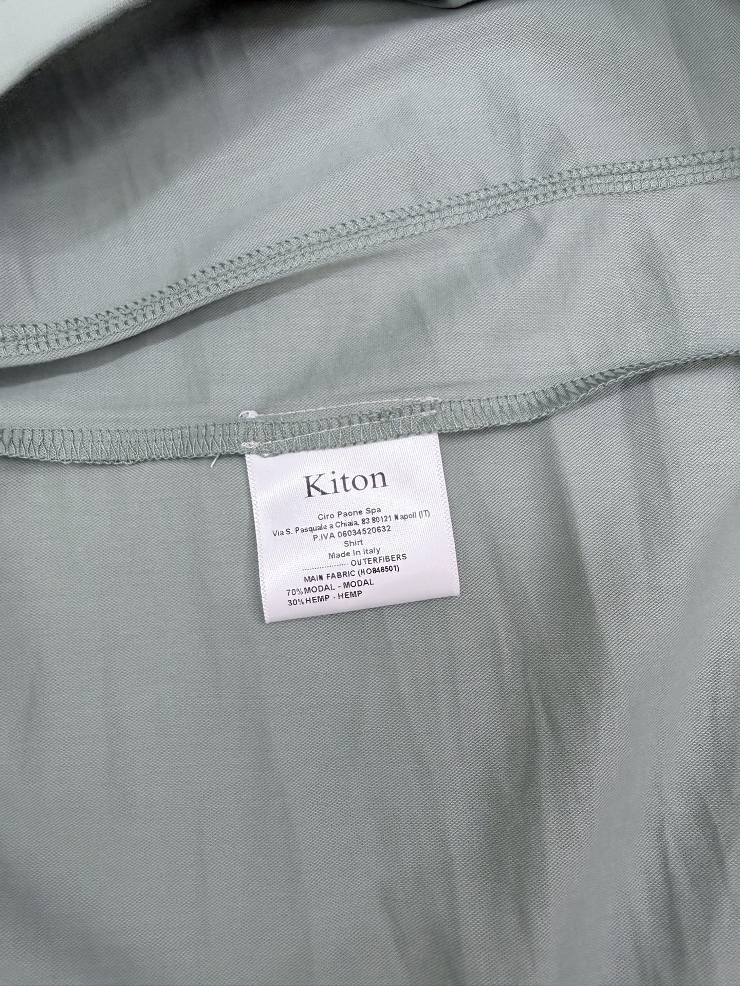 키톤 26SS 남성 반팔 131737 Kiton T Shirt 썸네일 이미지