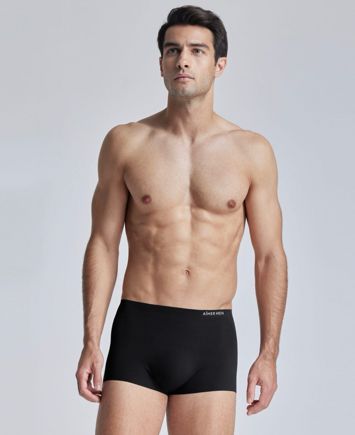 AI*R MEN鎏金开运红男士平角内裤三条装裤身左侧金色印字~寓意满满把幸运穿在身上