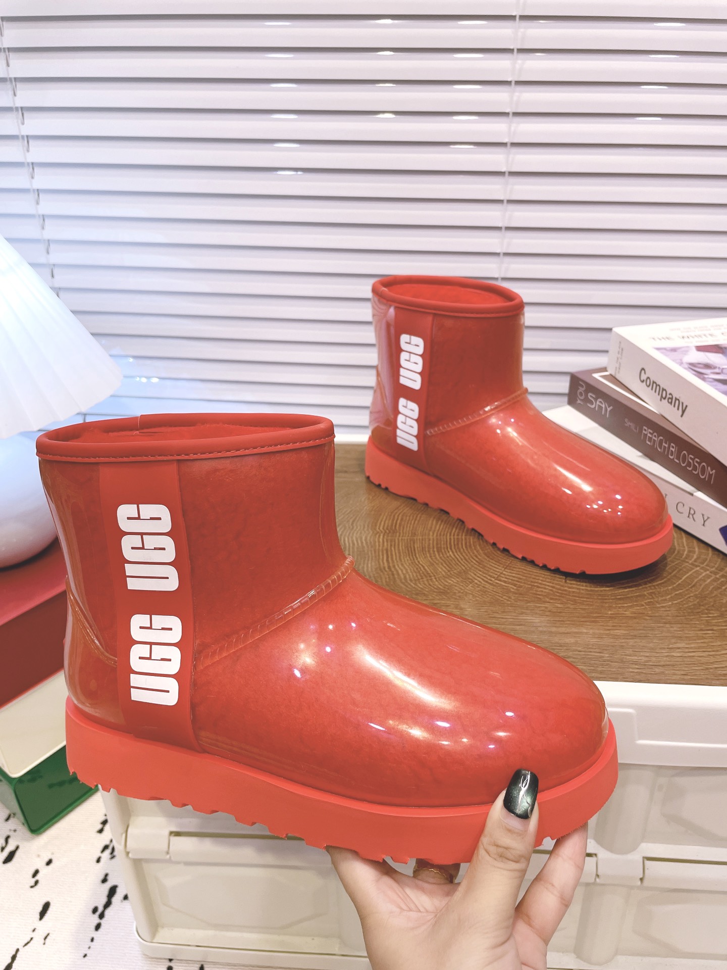 NO:612366,red, snow boots, boots19860909红色,雪地靴,boots,Women's Shoes