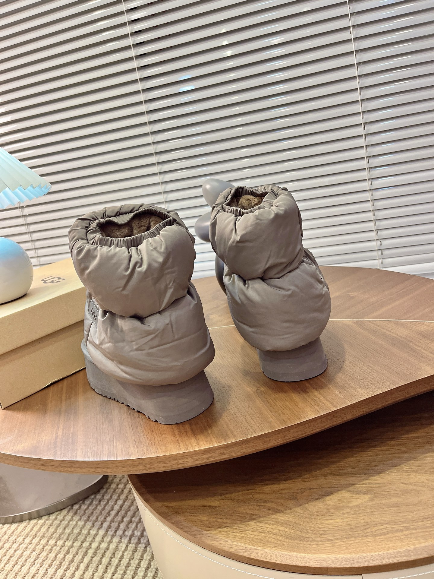 UGG Women's Elastic Ankle Snow Boots Warm Fur Lined Platform Winter Booties 7 i1760308186269 5606 0 5