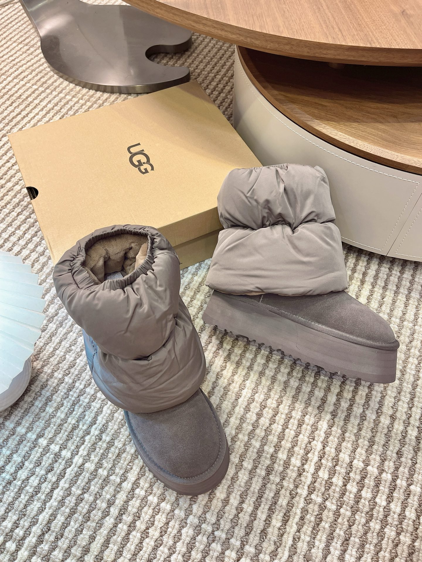 UGG Women's Elastic Ankle Snow Boots Warm Fur Lined Platform Winter Booties 3 i1760308186328 8519 0 1