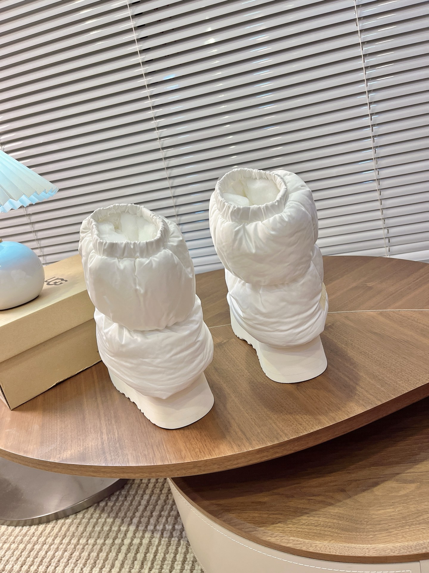 UGG Women's Elastic Platform Snow Boots Winter New Collection - Beige 6 i1760308310511 4756 0 4