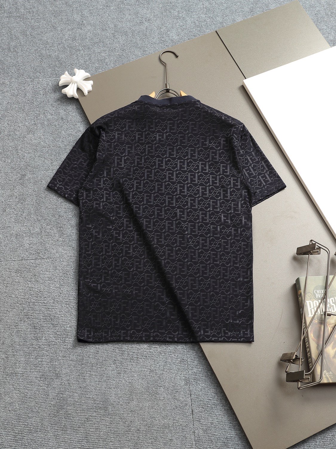 Fendi camiseta de corte ligeramente holgado XS-L, nueva edición exclusiva, la más nueva y de máxima calidad de 2025, co…