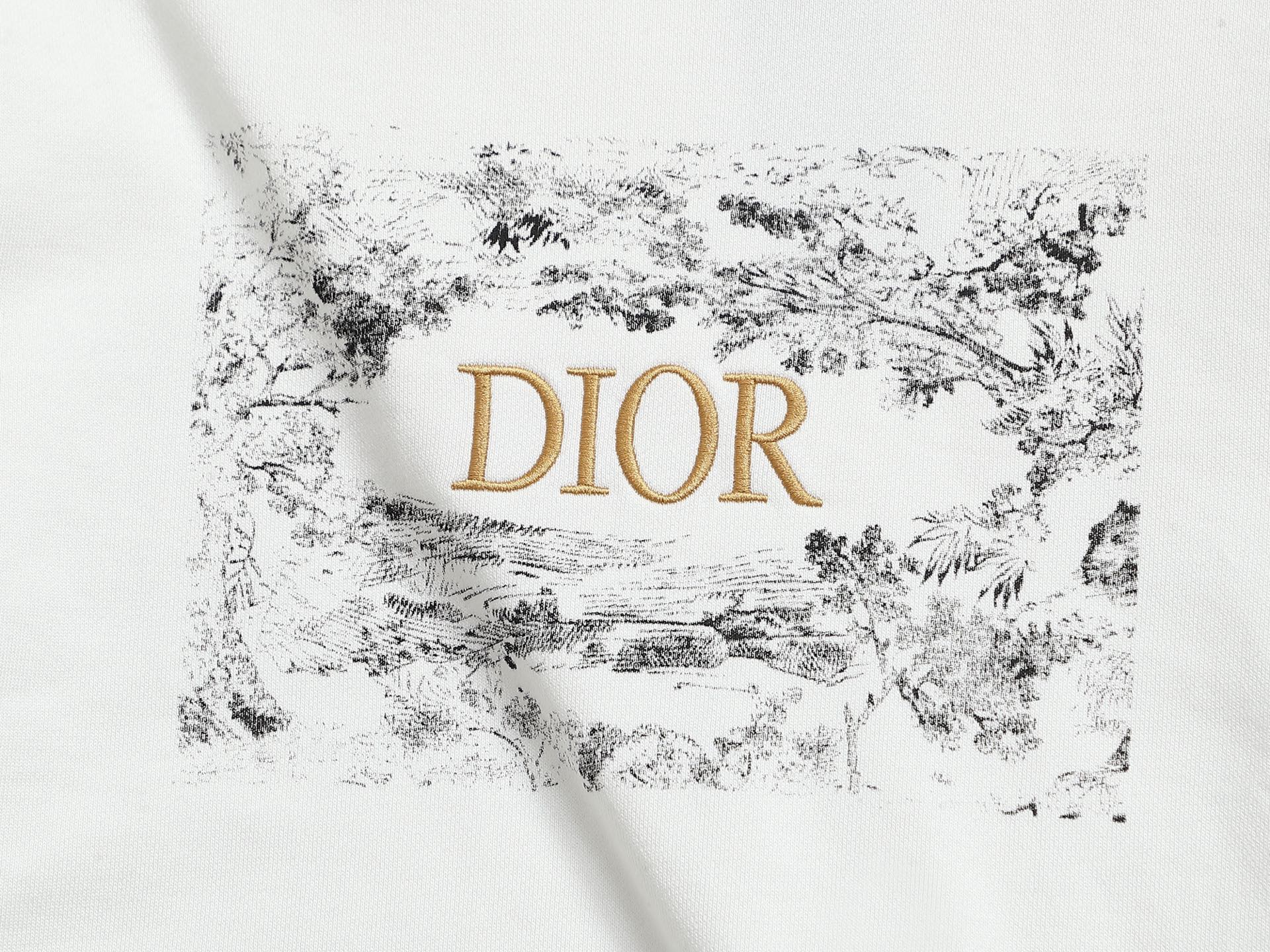 
Dior 迪奥  高品质经典字母刺绣🪡
升级，灵感源自八十年代复古
原版面料 官方同款  圆领卫衣
定