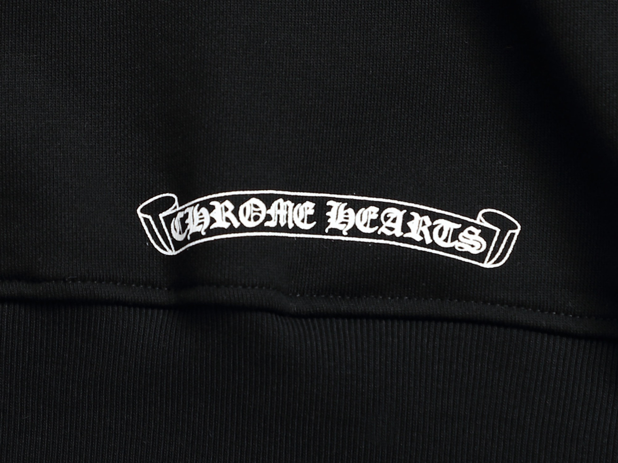 Chrome Hearts Horseshoe Logo Sweatshirt - Round Neck, Cotton, Black and White 10 i1754755360667 6725 0 10
