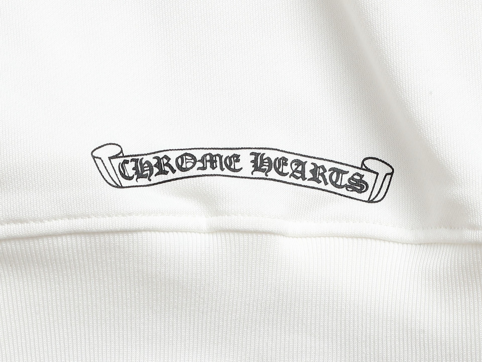Chrome Hearts Horseshoe Logo Crewneck Sweatshirt, White Cotton Blend Jumper 10 i1754755400239 2941 0 10