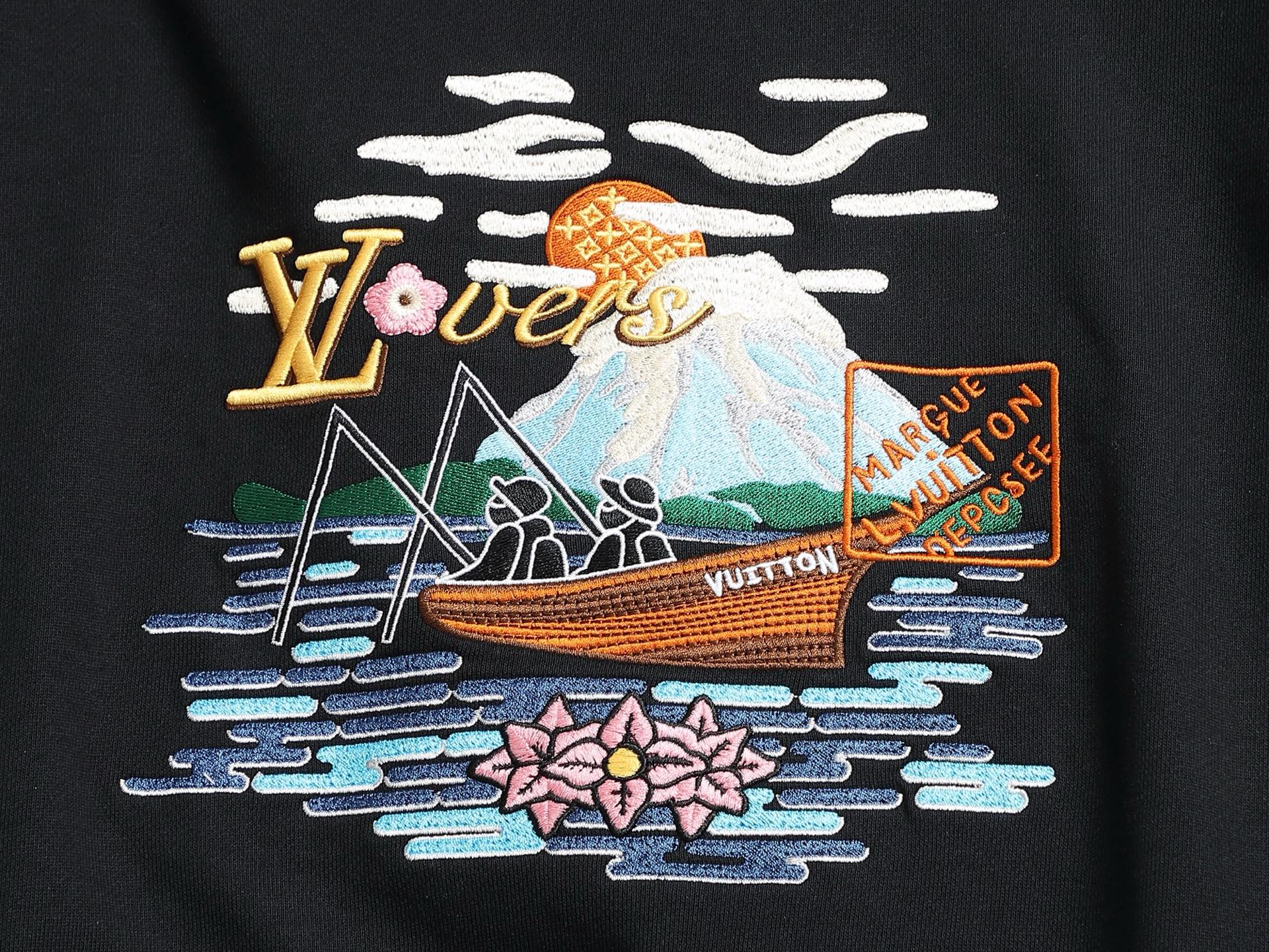 
Louis Vuitton/路易威登 钓鱼者刺绣工艺
Logo标识精致升级，灵感源自八十年代复古
原版