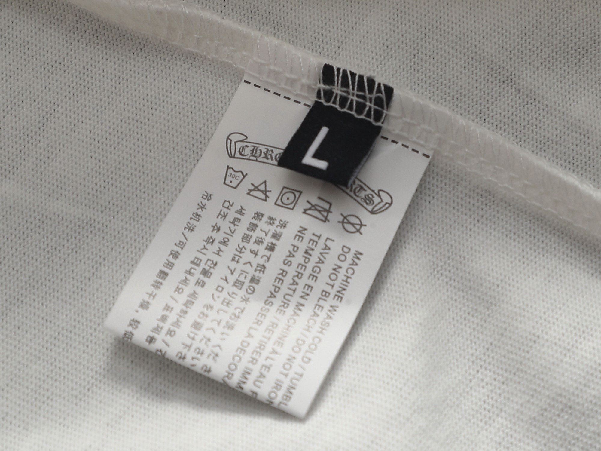 Chrome Hearts 𝗖𝗵𝗿𝗼𝗺𝗲 𝗛𝗲𝗮𝗿𝘁𝘀/克罗心2026马蹄梵文十字架LOGO集于一身夏季新款 美式酸洗拼色万针刺绣情侣休闲短袖T恤