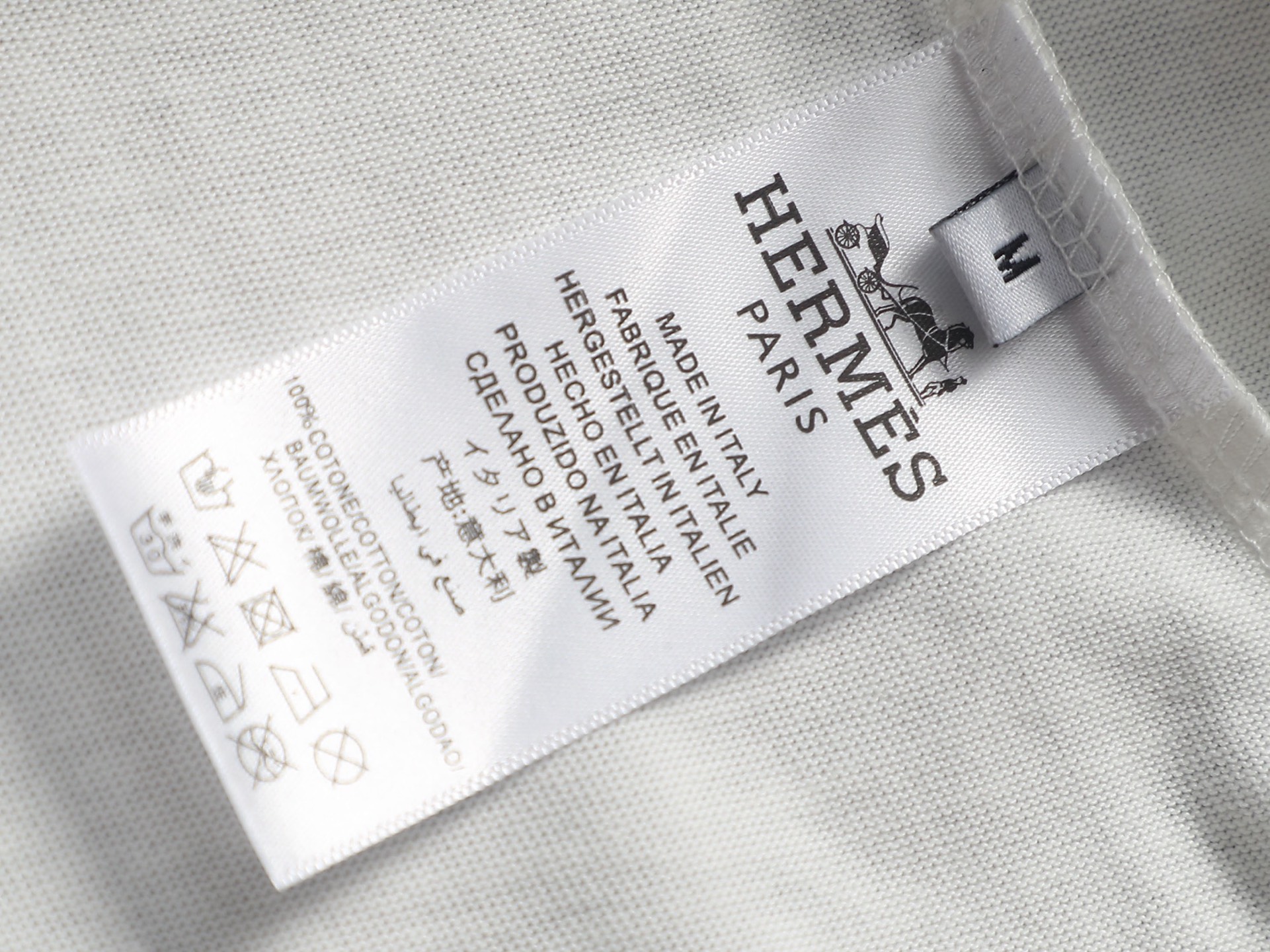 Hermès Hermes爱马仕 2026春夏新款 高端优雅 男士定制 320g纯棉短袖