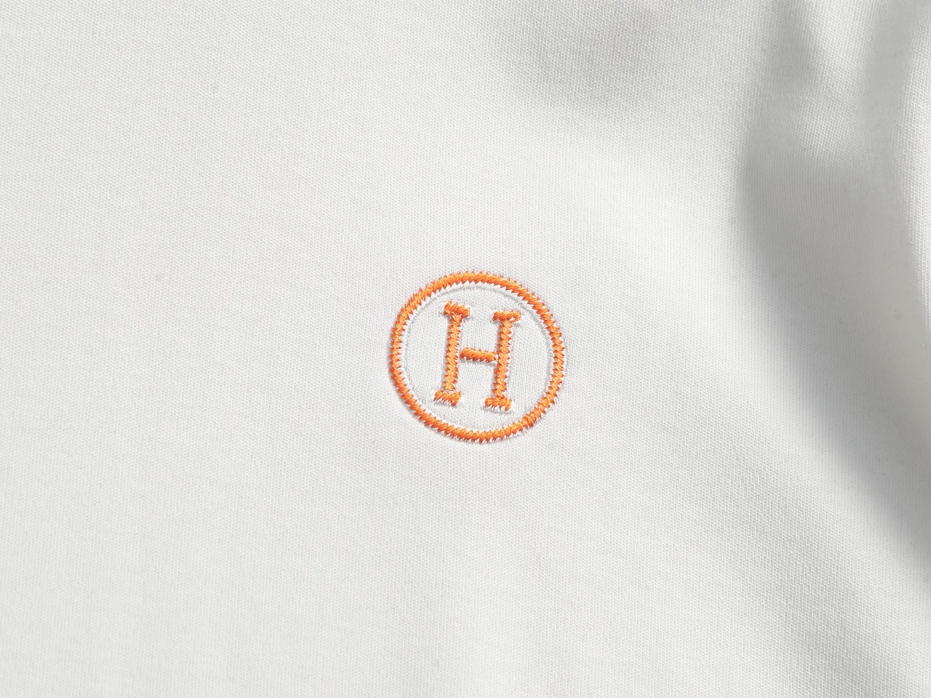 Hermès Hermes爱马仕 2026春夏新款 高端优雅 男士定制 320g纯棉短袖