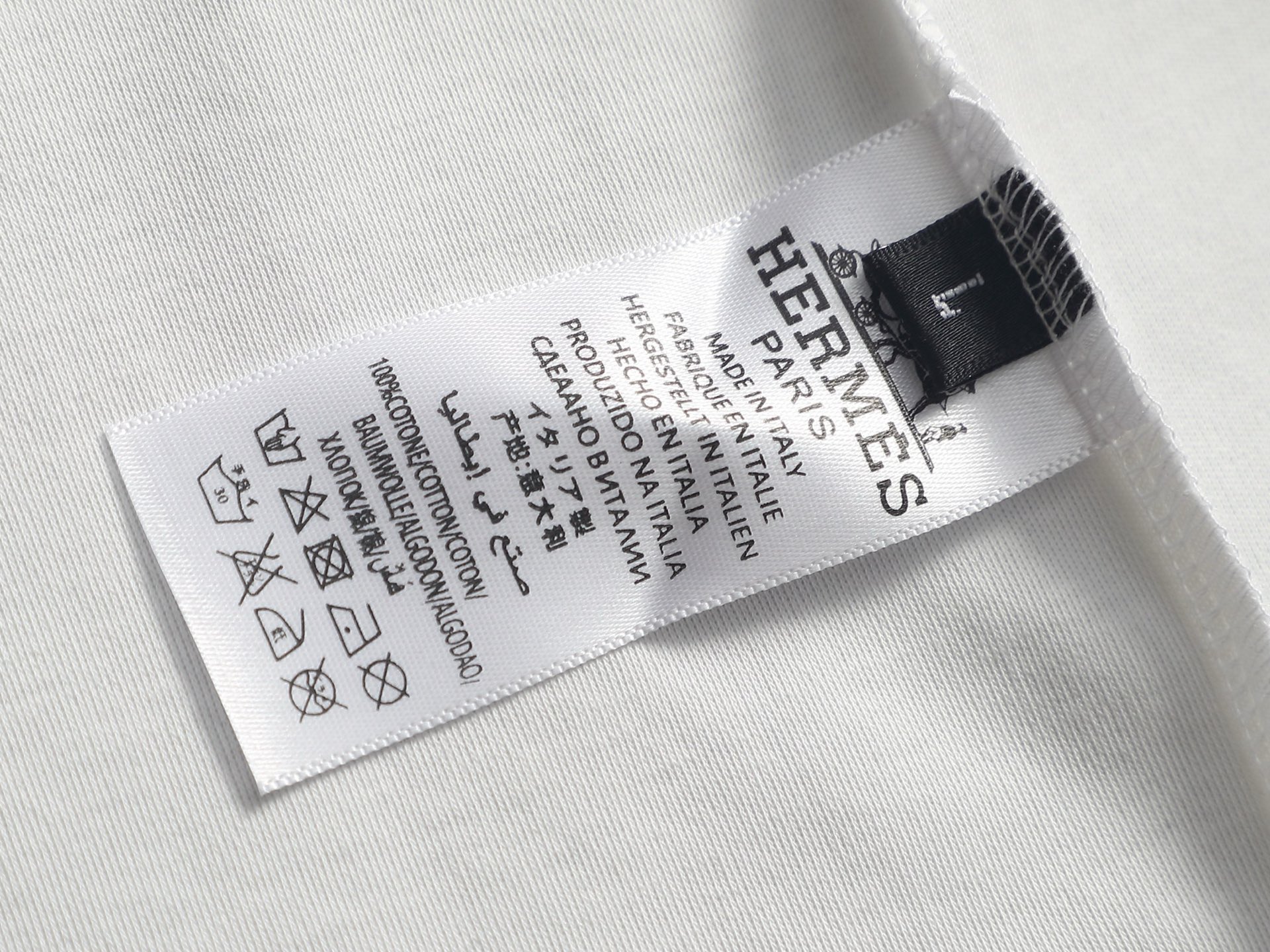 Hermès Hermes爱马仕 2026春夏新款 高端优雅 男士定制 320g纯棉短袖