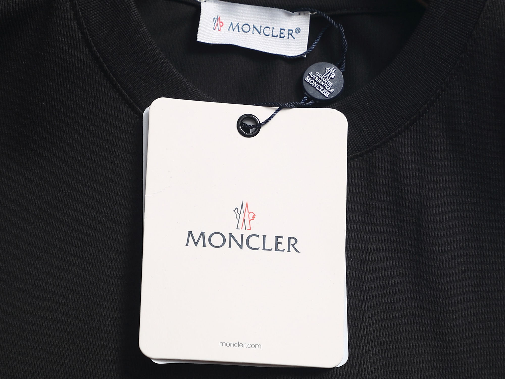 Moncler 蒙口2026早春新款 短袖T恤 同步发售 定制专属纯棉面料 定制 工艺螺纹