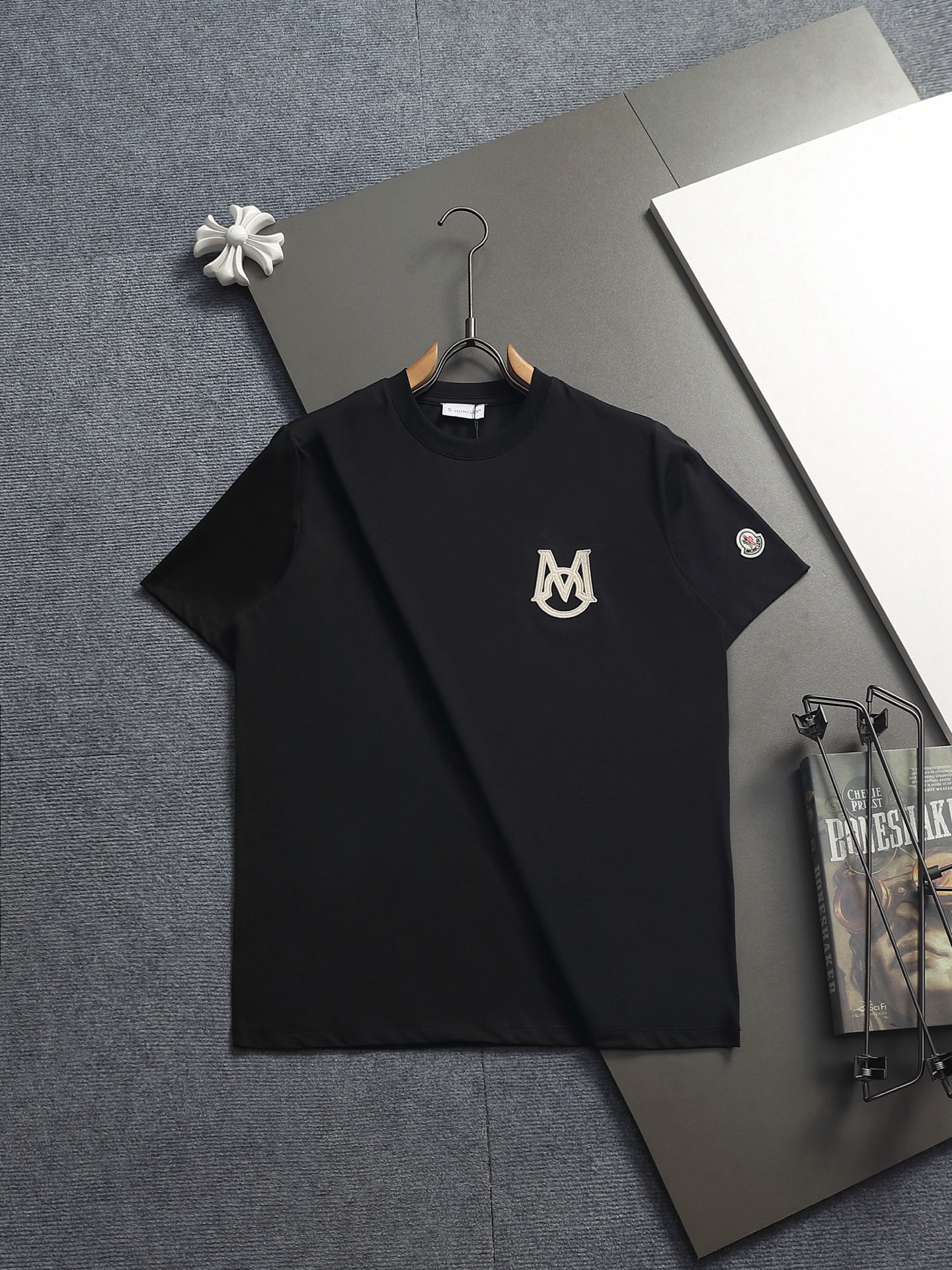 Moncler 蒙口2026早春新款 短袖T恤 同步发售 定制专属纯棉面料 定制 工艺螺纹