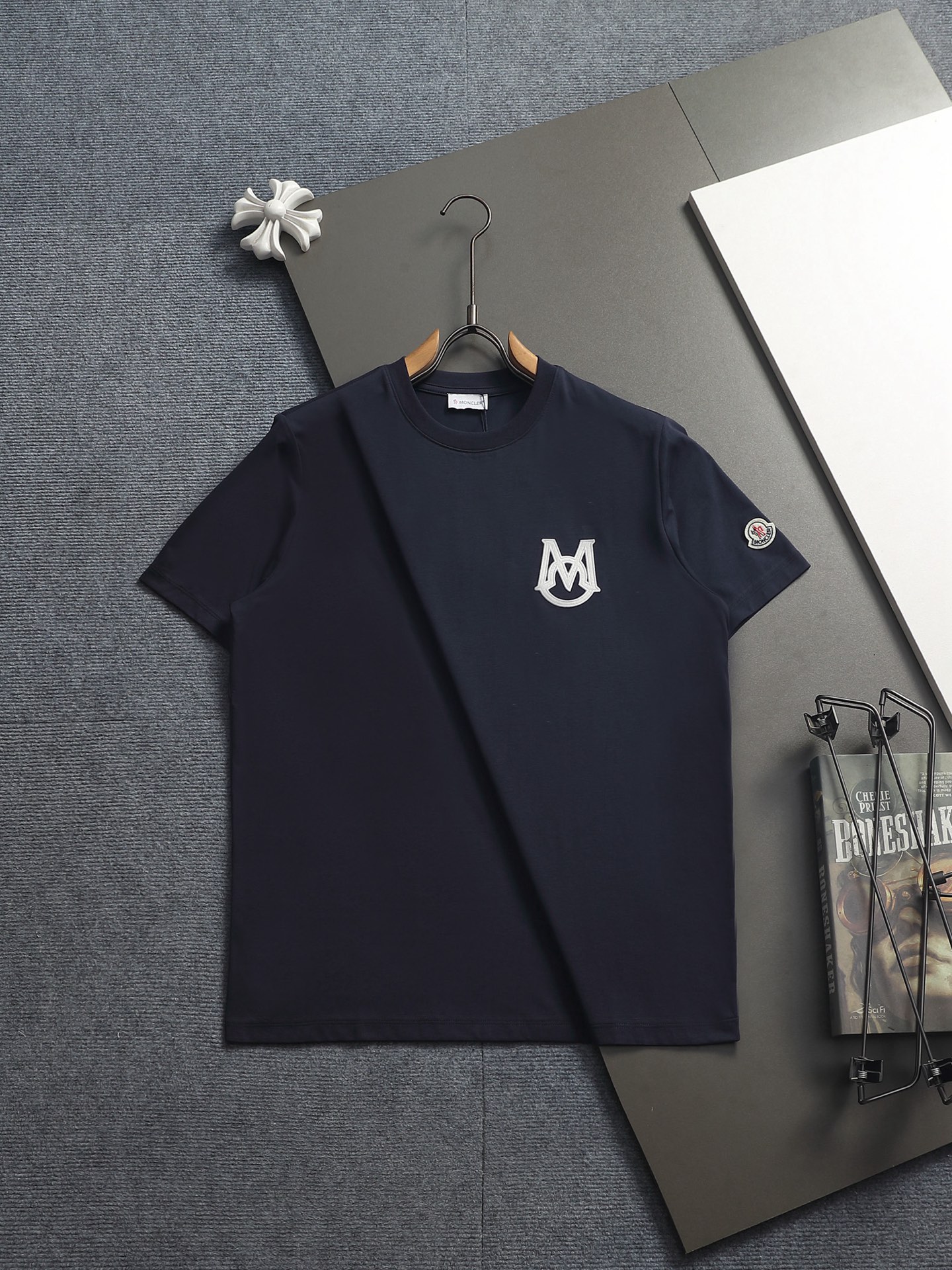 Moncler 蒙口2026早春新款 短袖T恤 同步发售 定制专属纯棉面料 定制 工艺螺纹